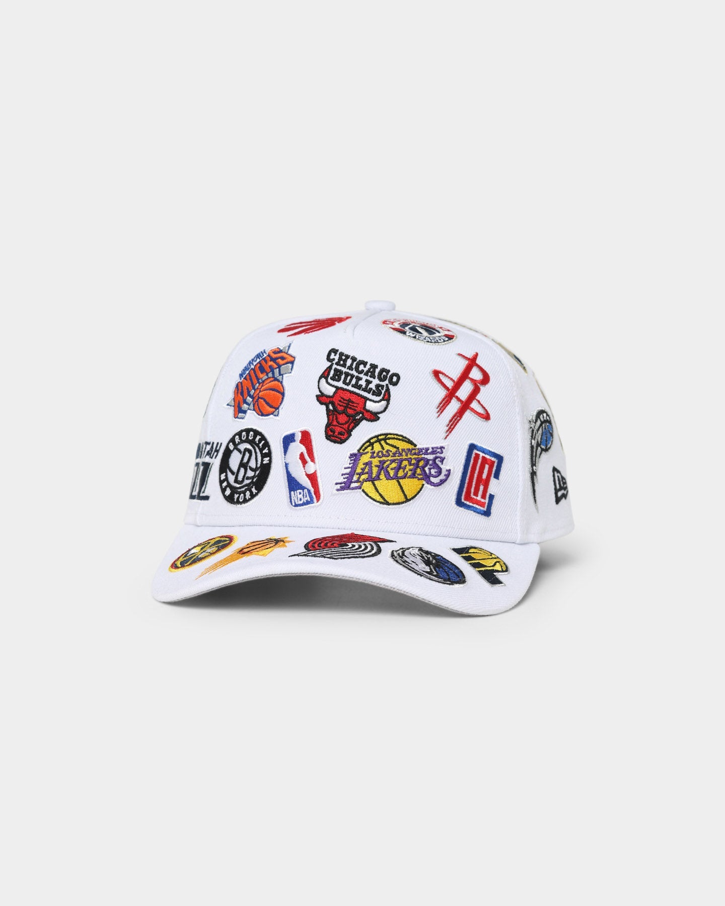 New Era NBA 'All Over League' 9FORTY K-Frame Snapback White