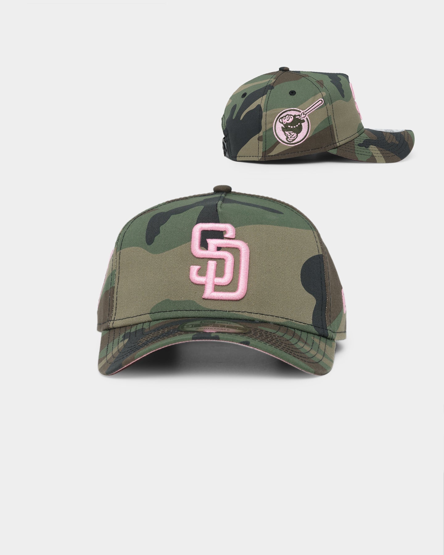 New Era San Diego Padres "Camo Twist" 9FORTY A-Frame Snapback Camo Pink