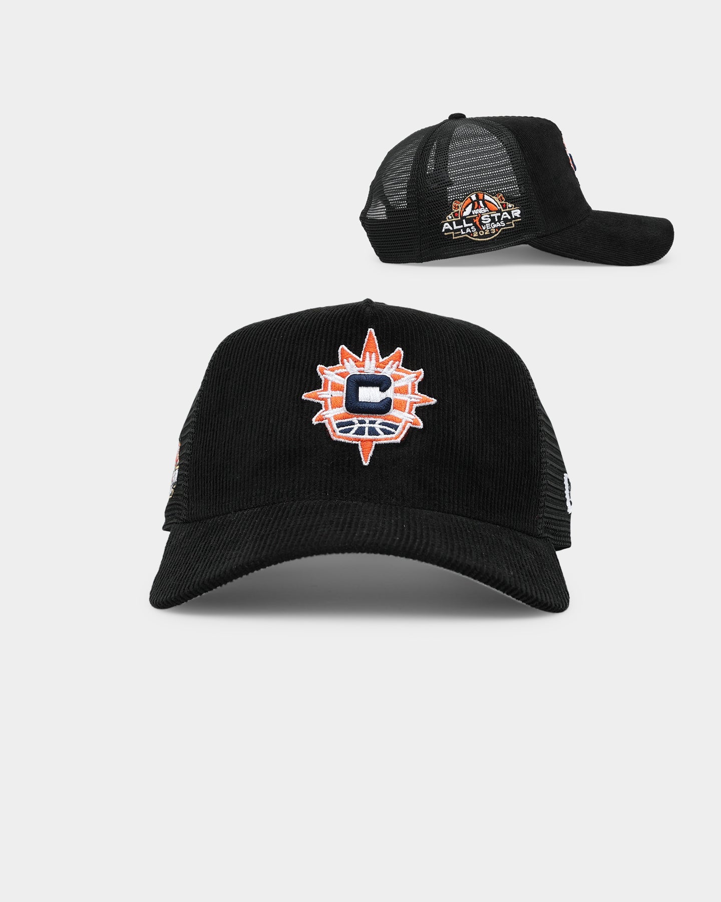 New Era Women's Connecticut Sun 'WNBA All Star' 9FORTY A-Frame Trucker Snapback Black