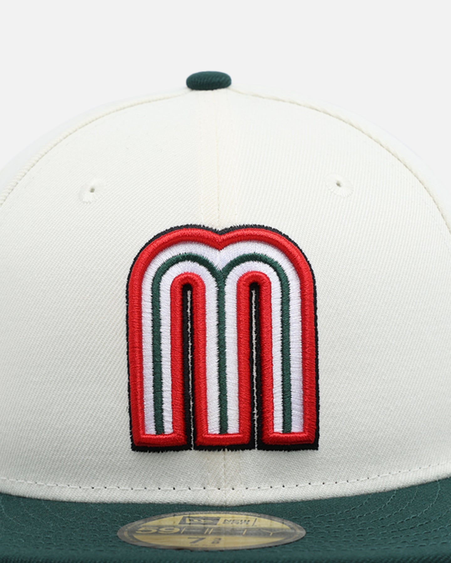 New Era Mexico National Baseball Team 'World Baseball Classic Mexico' 59FIFTY Fitted Chrome/OTC