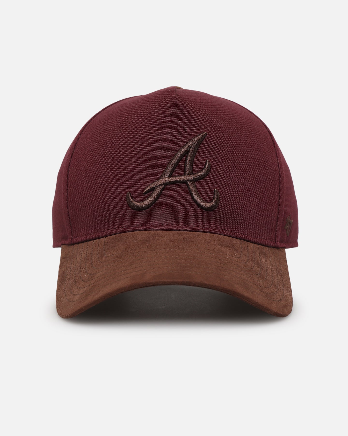 47 Brand Atlanta Braves 'Cherry Pie' Offside DT Snapback Dark Maroon
