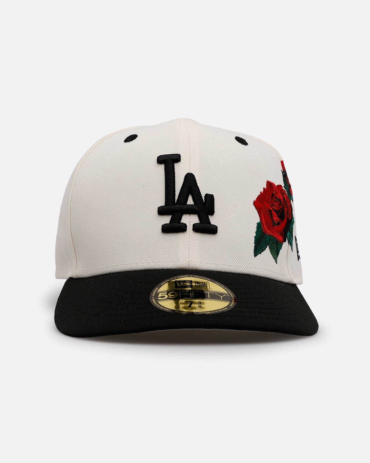 New Era Los Angeles Dodgers 'Chrome Black Roses' 59FIFTY Fitted Chrome/Black
