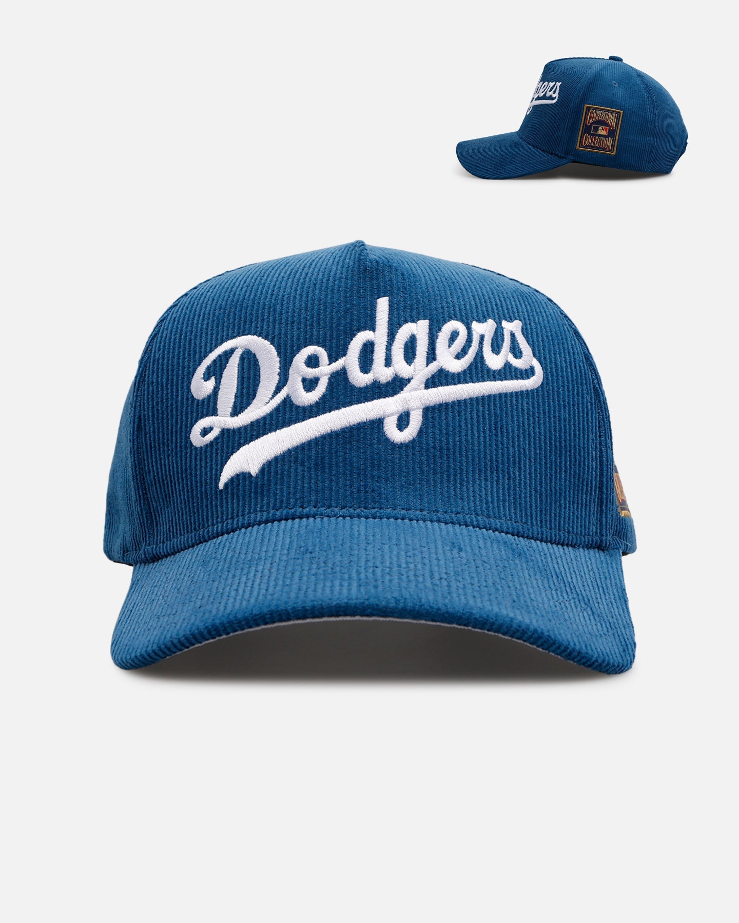 Mitchell & Ness Los Angeles Dodgers 'Vintage Cord' Pro Pinch Corduroy Snapback Blue