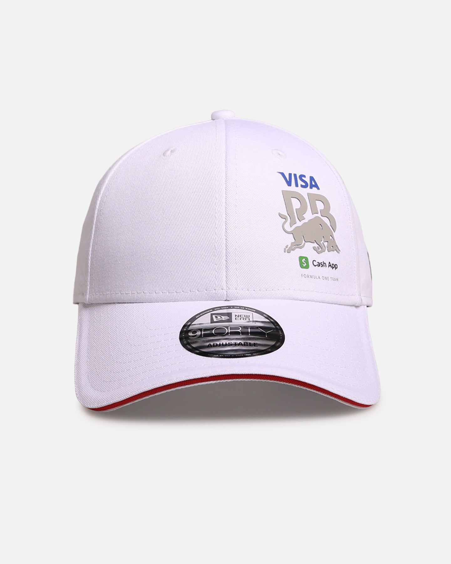 New Era x Red Bull Racing Visa Cards Flawless 9FORTY A-Frame Strapback White