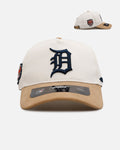 Pro Standard Detroit Tigers 'Signature Suede' Pro Pinch Strapback Eggshell
