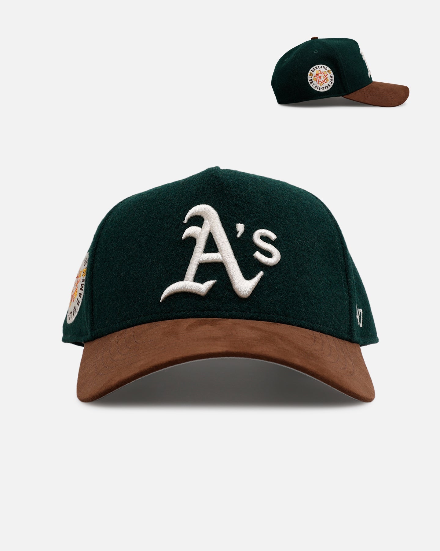 47 Brand Oakland Athletics 'Fall Leaves' 47 Offside Snapback Green/Brown