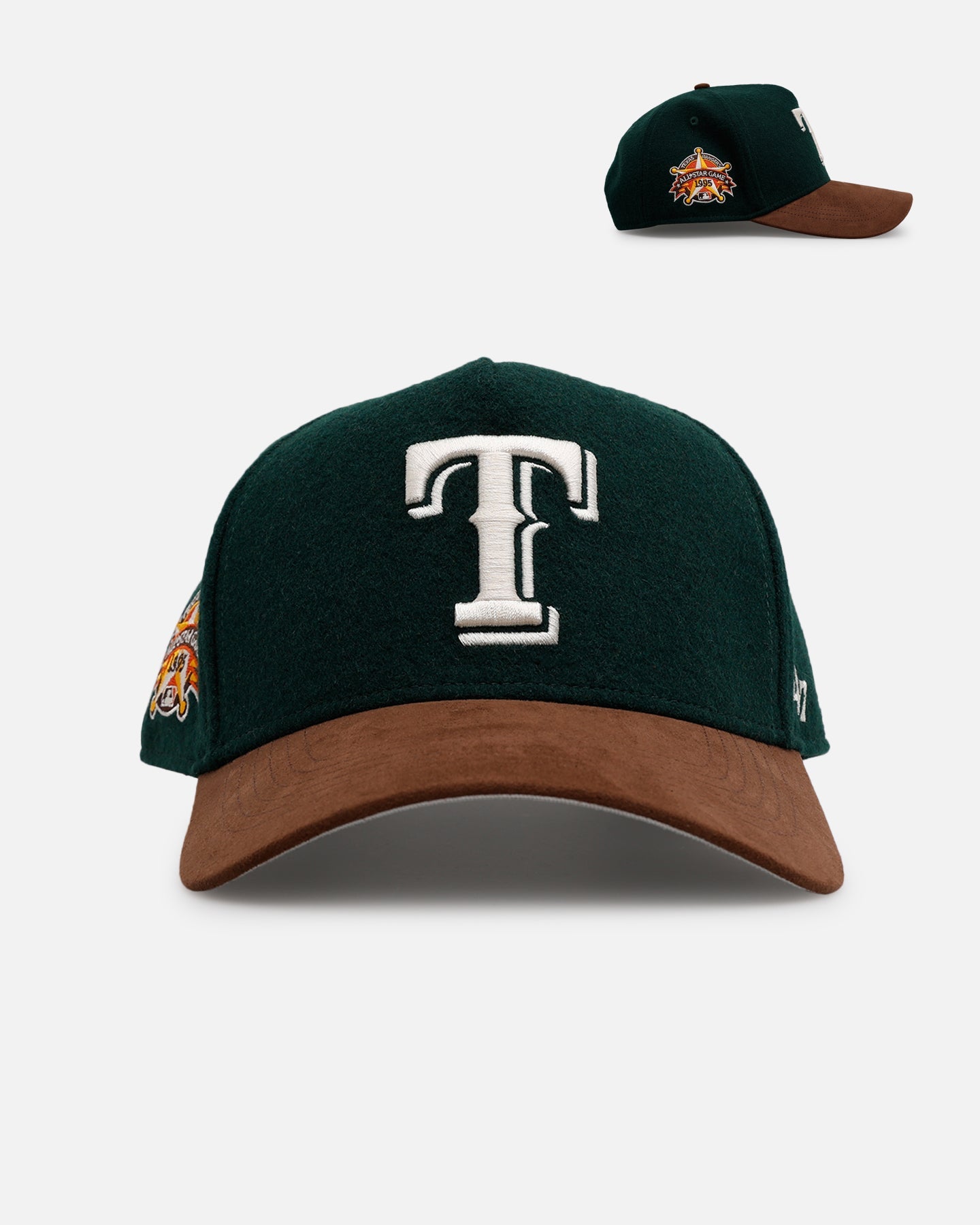 47 Brand Texas Rangers 'Fall Leaves' 47 Offside Snapback Green/Brown