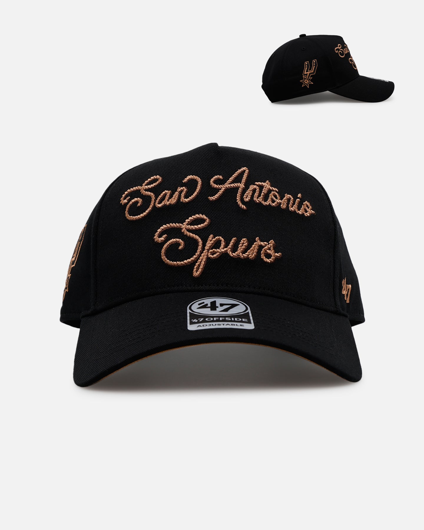 47 Brand San Antonio Spurs 'Round Em Up' '47 Offside Snapback Black