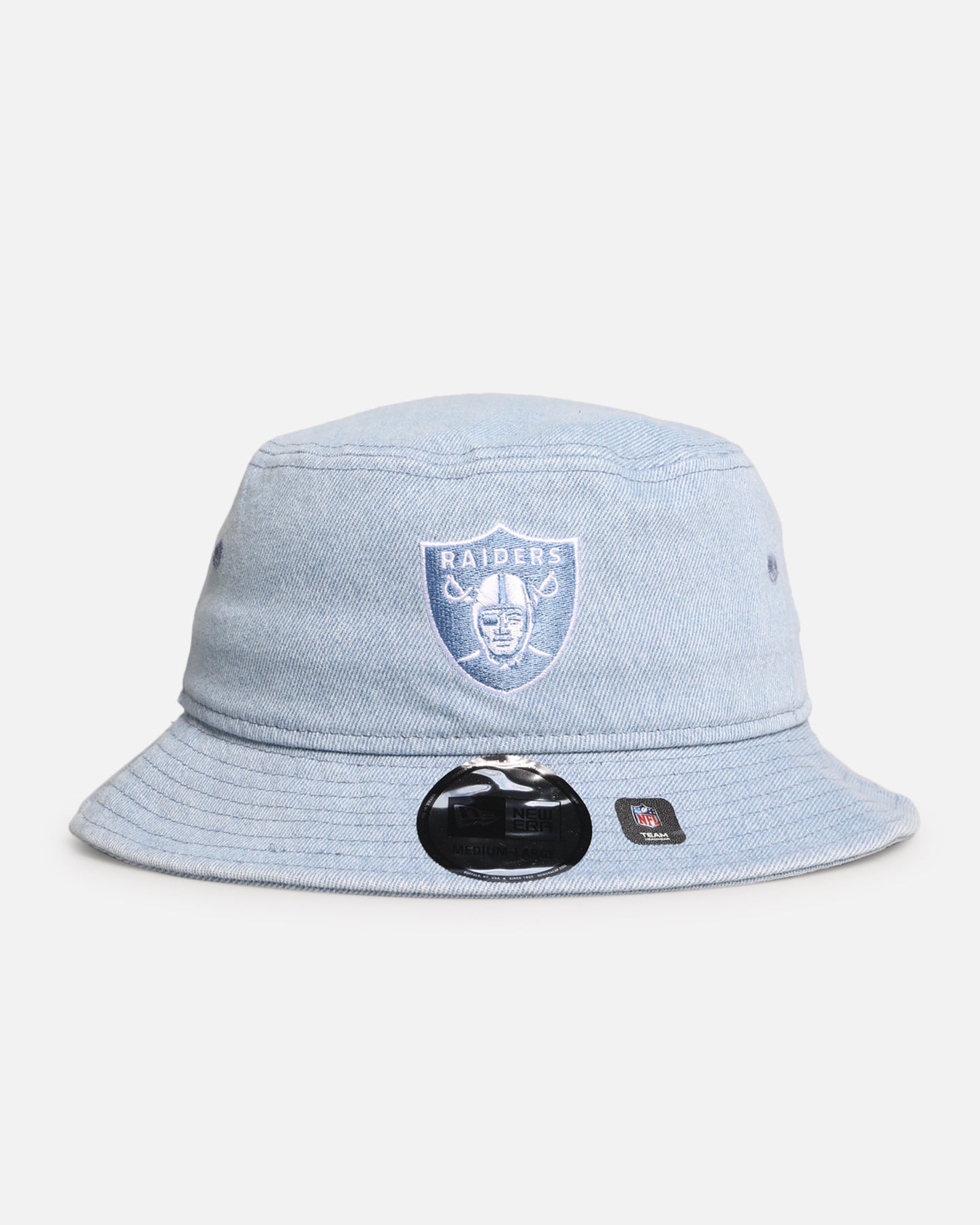 New Era Las Vegas Raiders 'Washed Denim' Bucket Hat Blue Washed Denim