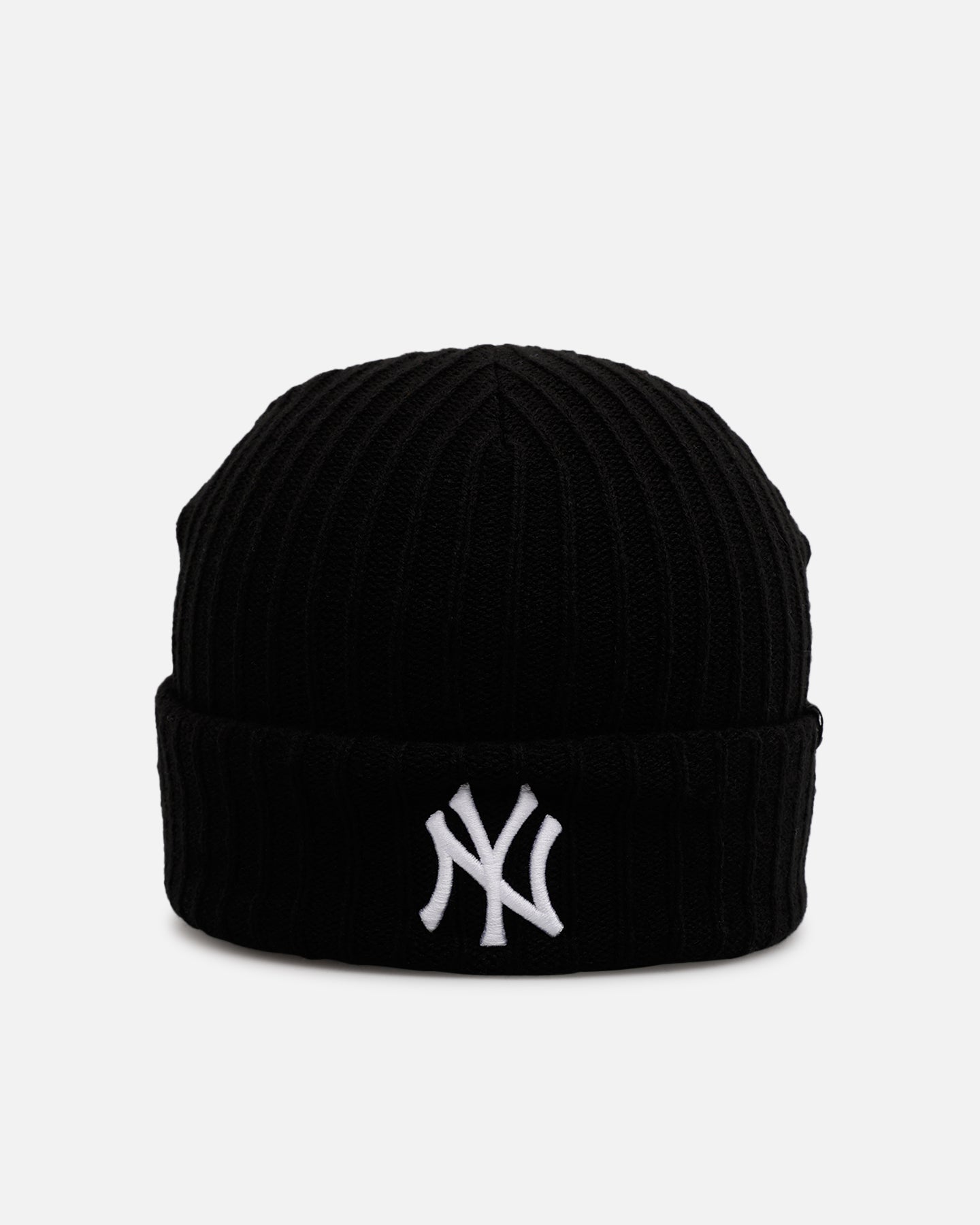 47 Brand New York Yankees Harbor Cuff Knit Beanie Black