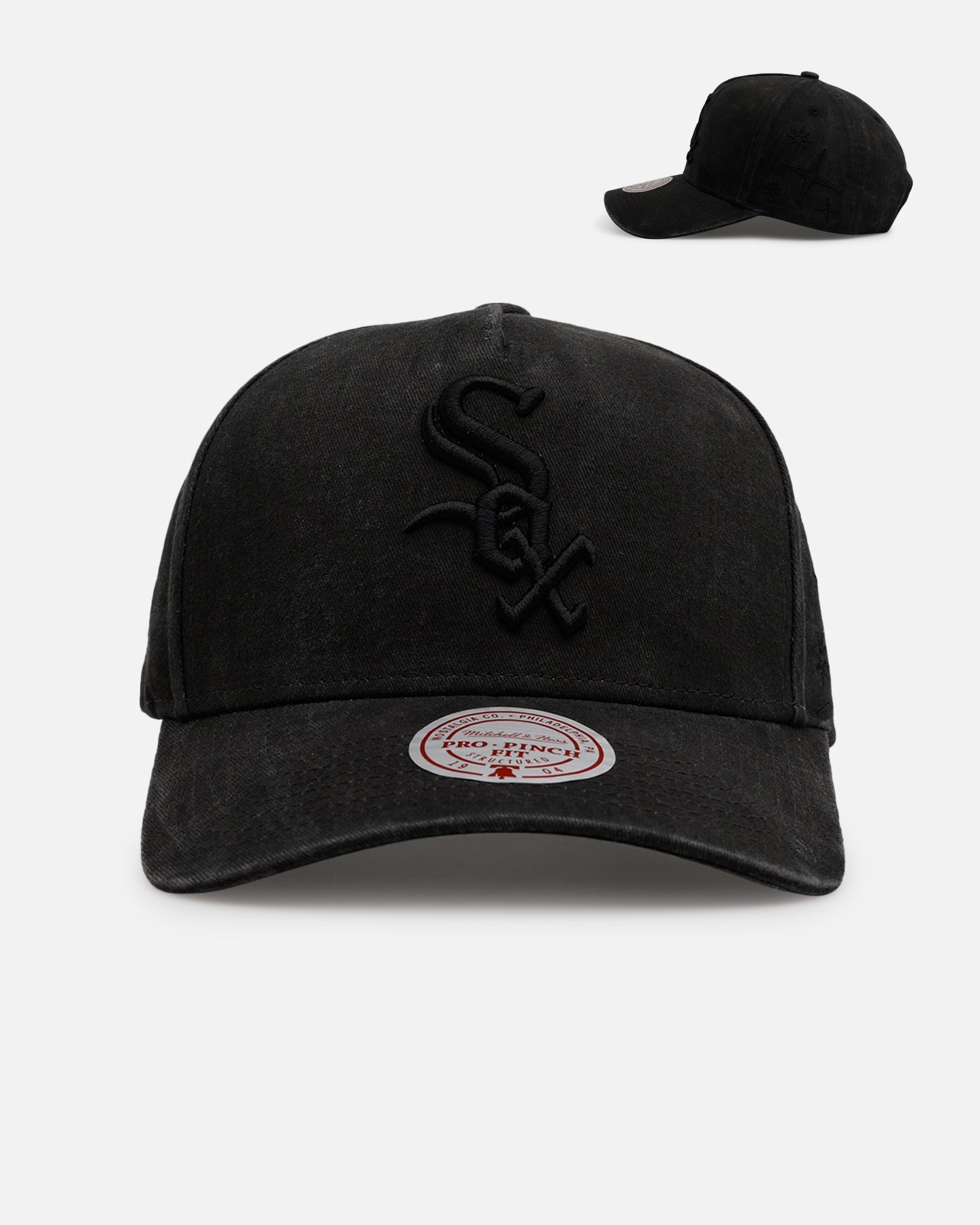 Mitchell & Ness Chicago White Sox 'Starburst' Pro Pinch Snapback Black