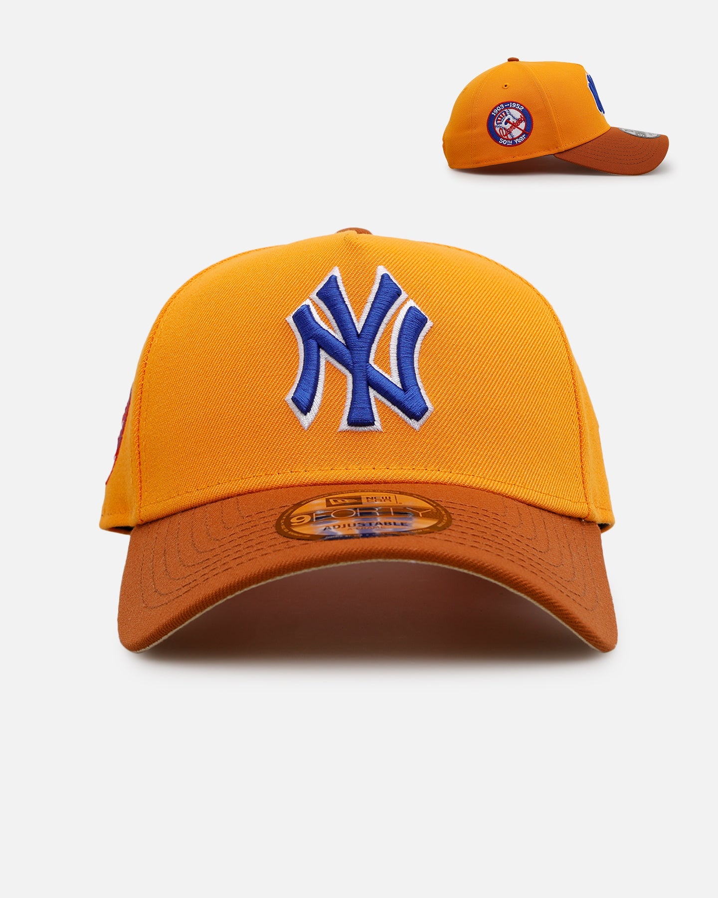 New Era New York Yankees 'Beer' 9FORTY A-Frame Snapback Gold/Brown