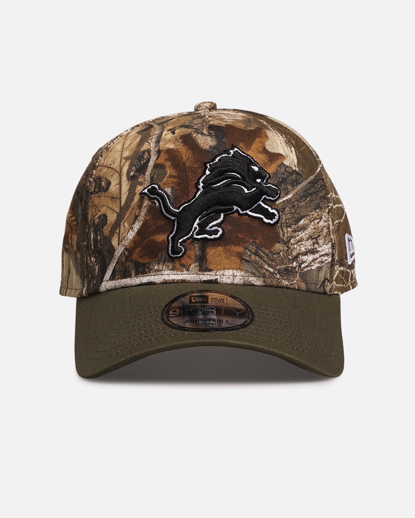New Era Detroit Lions 'NFL Season Kick Off' 9FORTY A-Frame Snapback Realtree/Olive