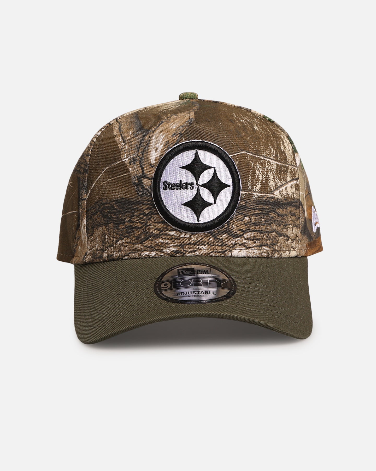 New Era Pittsburgh Steelers 'NFL Season Kick Off' 9FORTY A-Frame Snapback Realtree/Olive