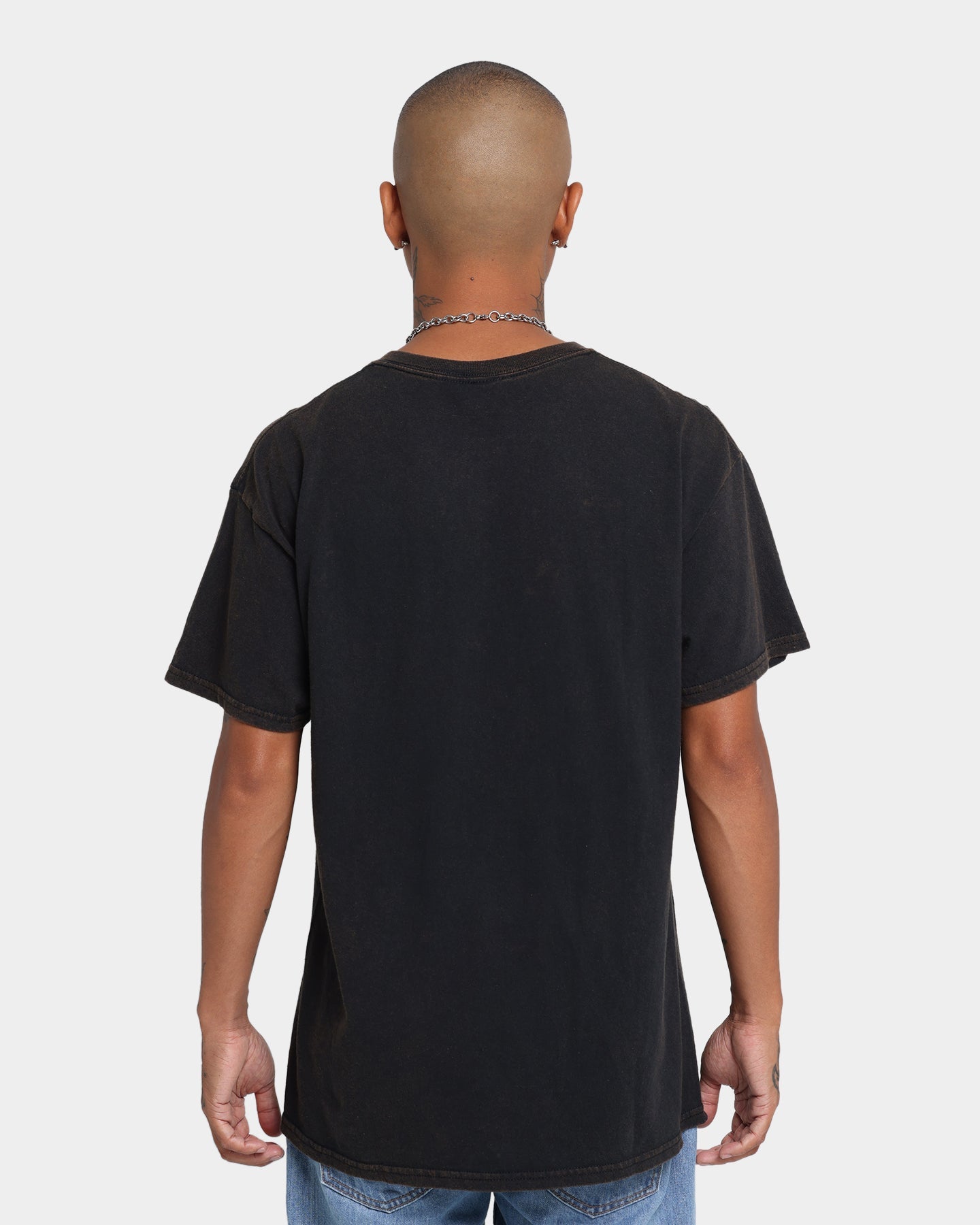 Mitchell & Ness Chicago Bears Oversized Logo Short Sleeve Vintage T-Shirt Vintage Black