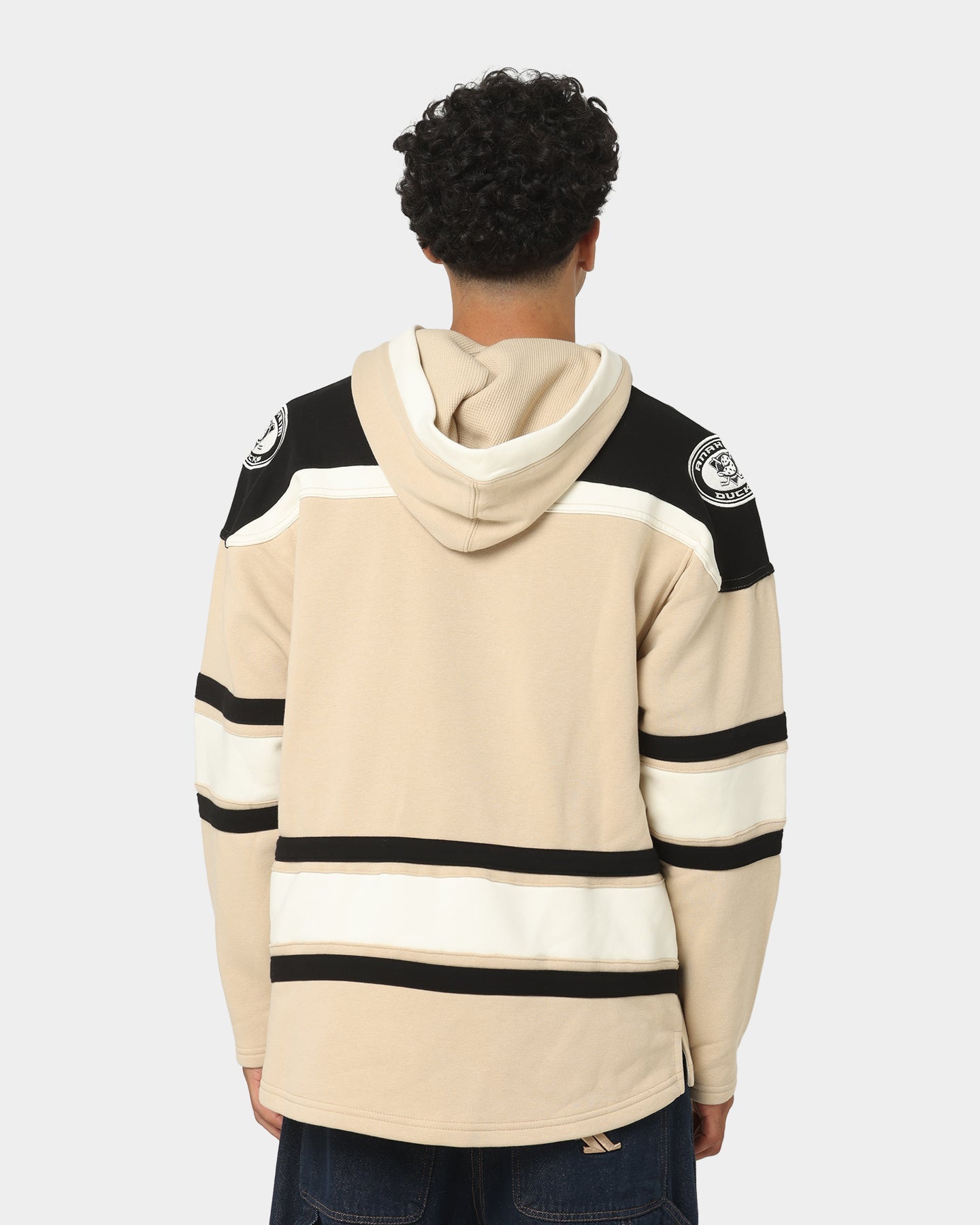 47 Brand Anaheim Ducks Superior Lacer Hoodie Khaki