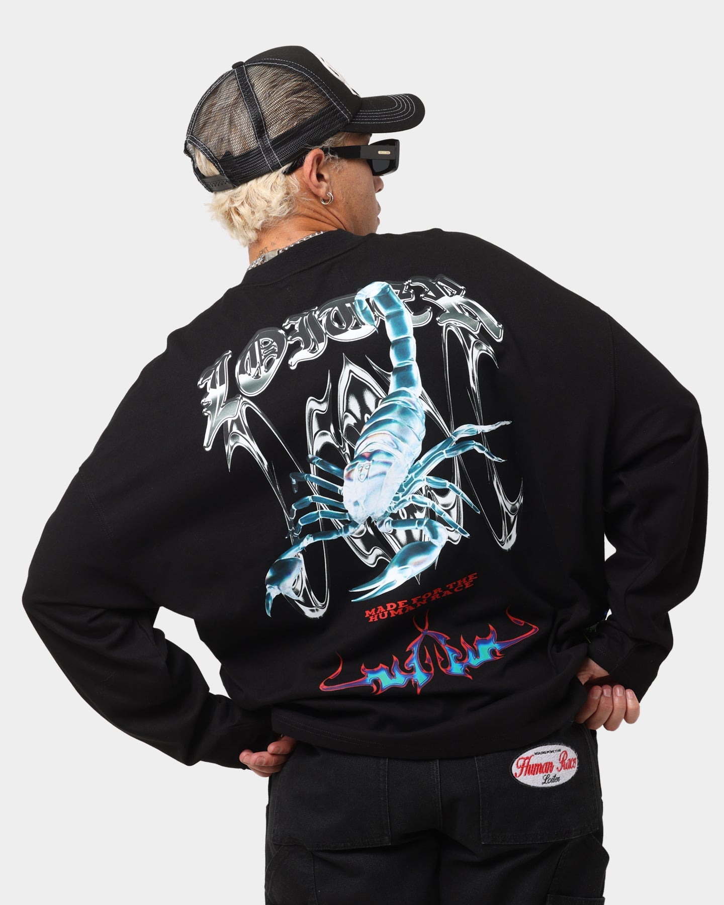 Loiter Cyber Scorpion Long Sleeve T-Shirt Black