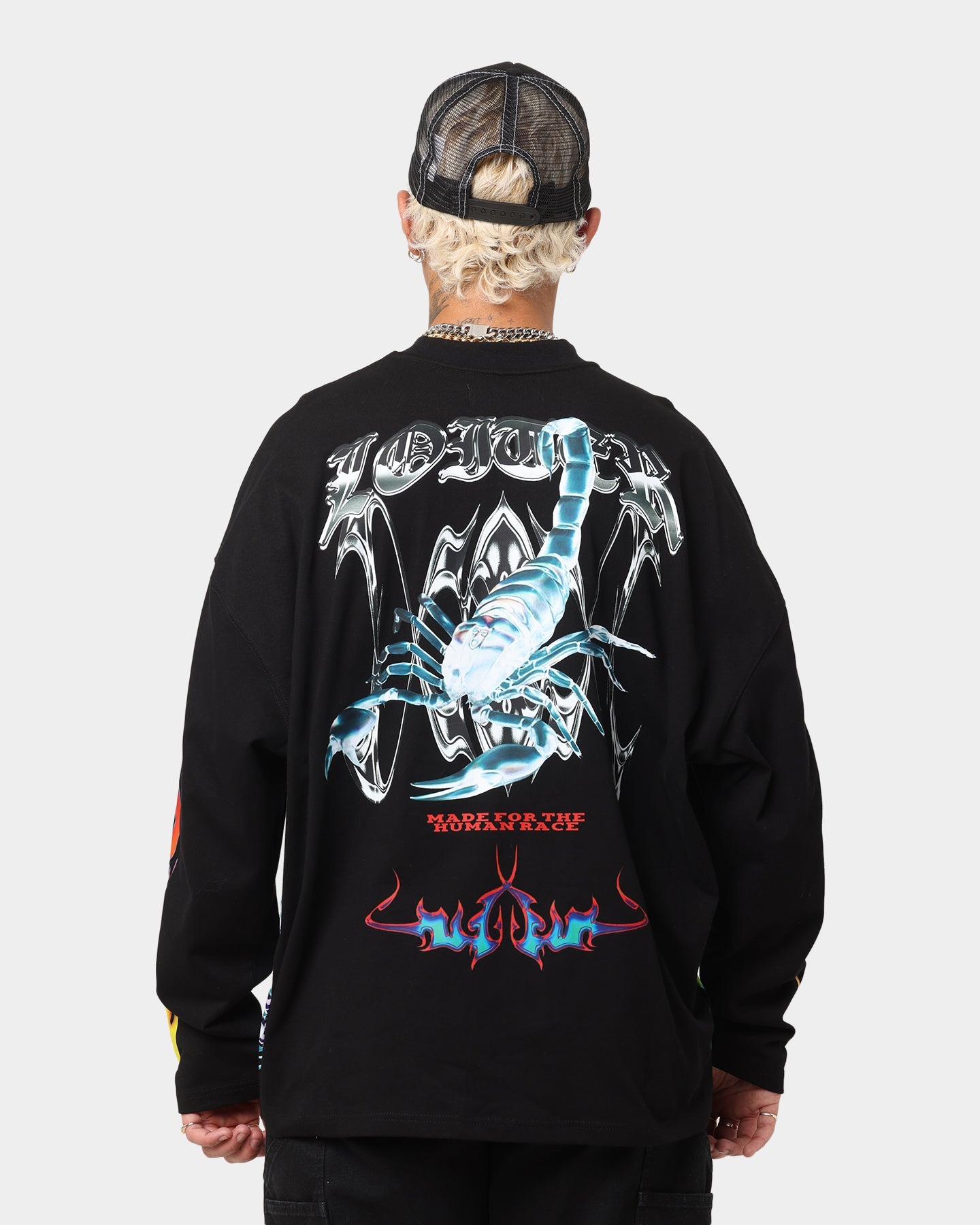 Loiter Cyber Scorpion Long Sleeve T-Shirt Black
