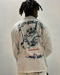 Loiter Cyber Scorpion Long Sleeve T-Shirt Off White