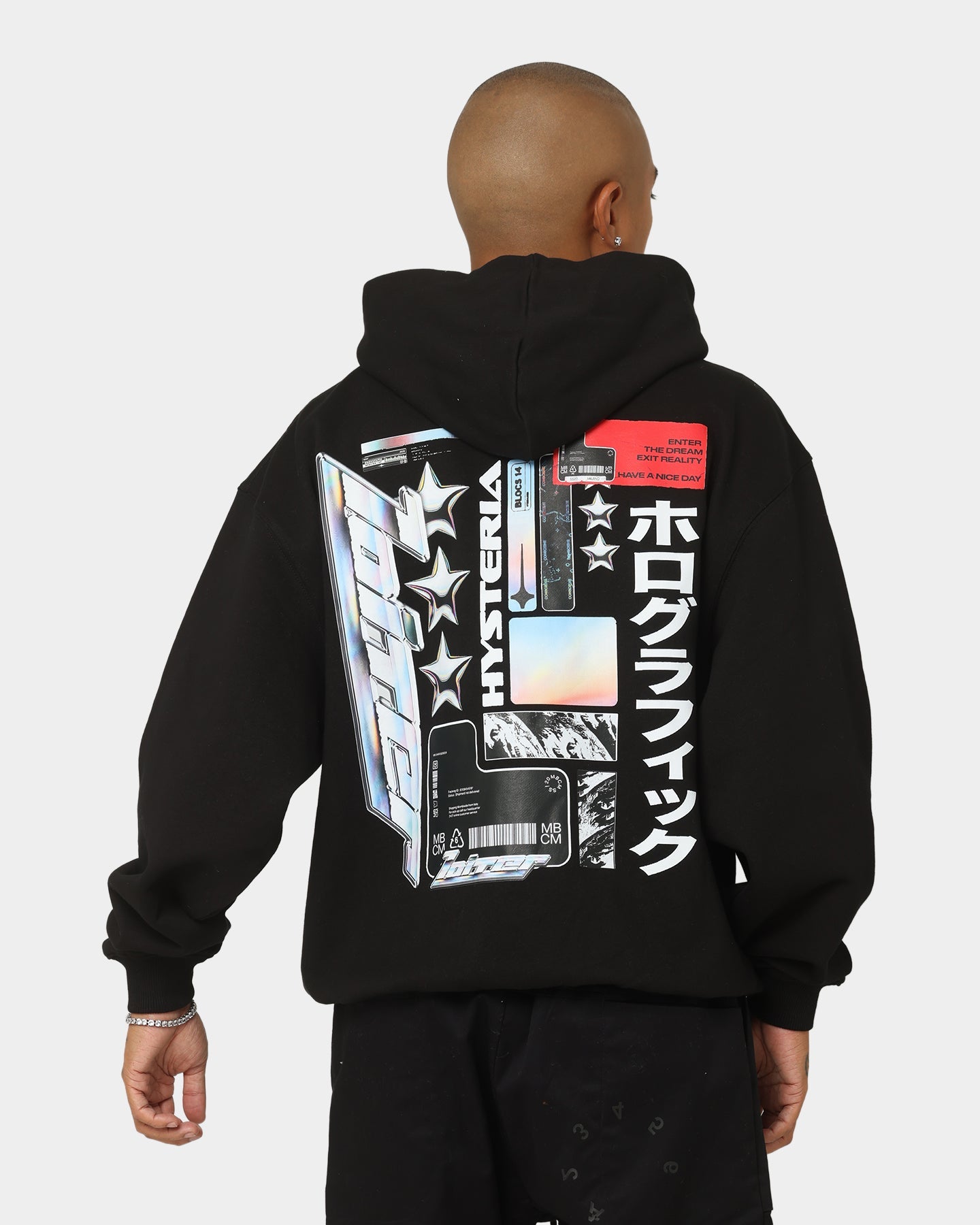 Loiter Constellation Hoodie Black