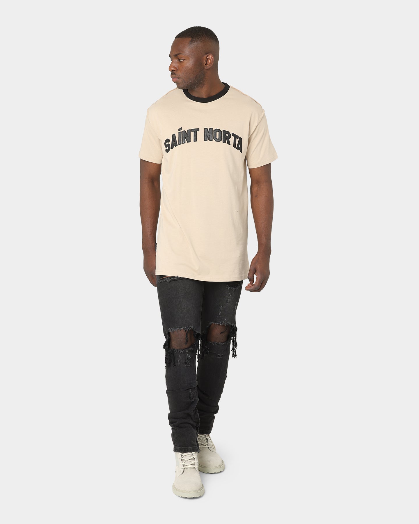 Saint Morta Kingdom Lafayette T-Shirt Stone/Black