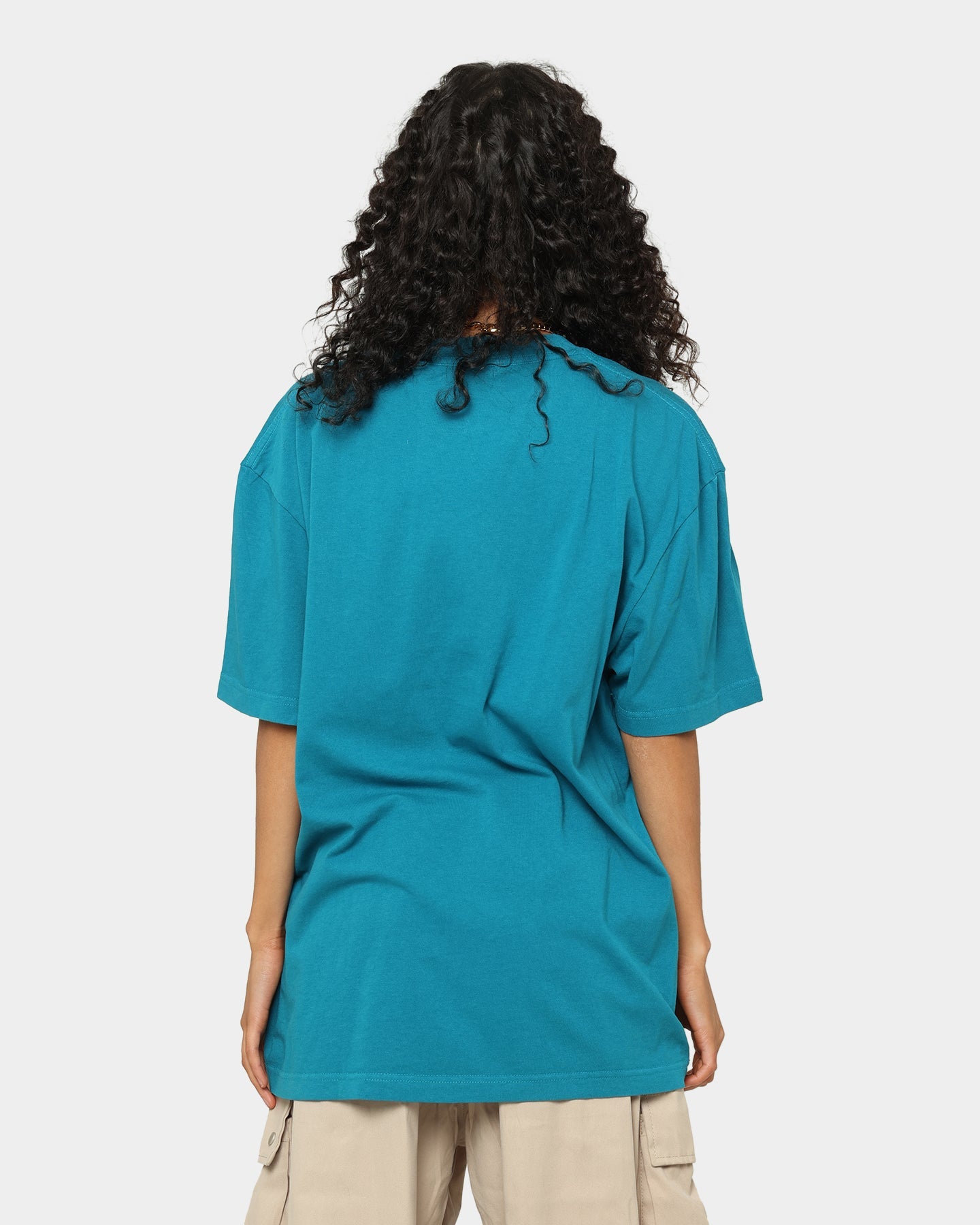 Mitchell & Ness Charlotte Hornets XL Arch Vintage T-Shirt Faded Teal