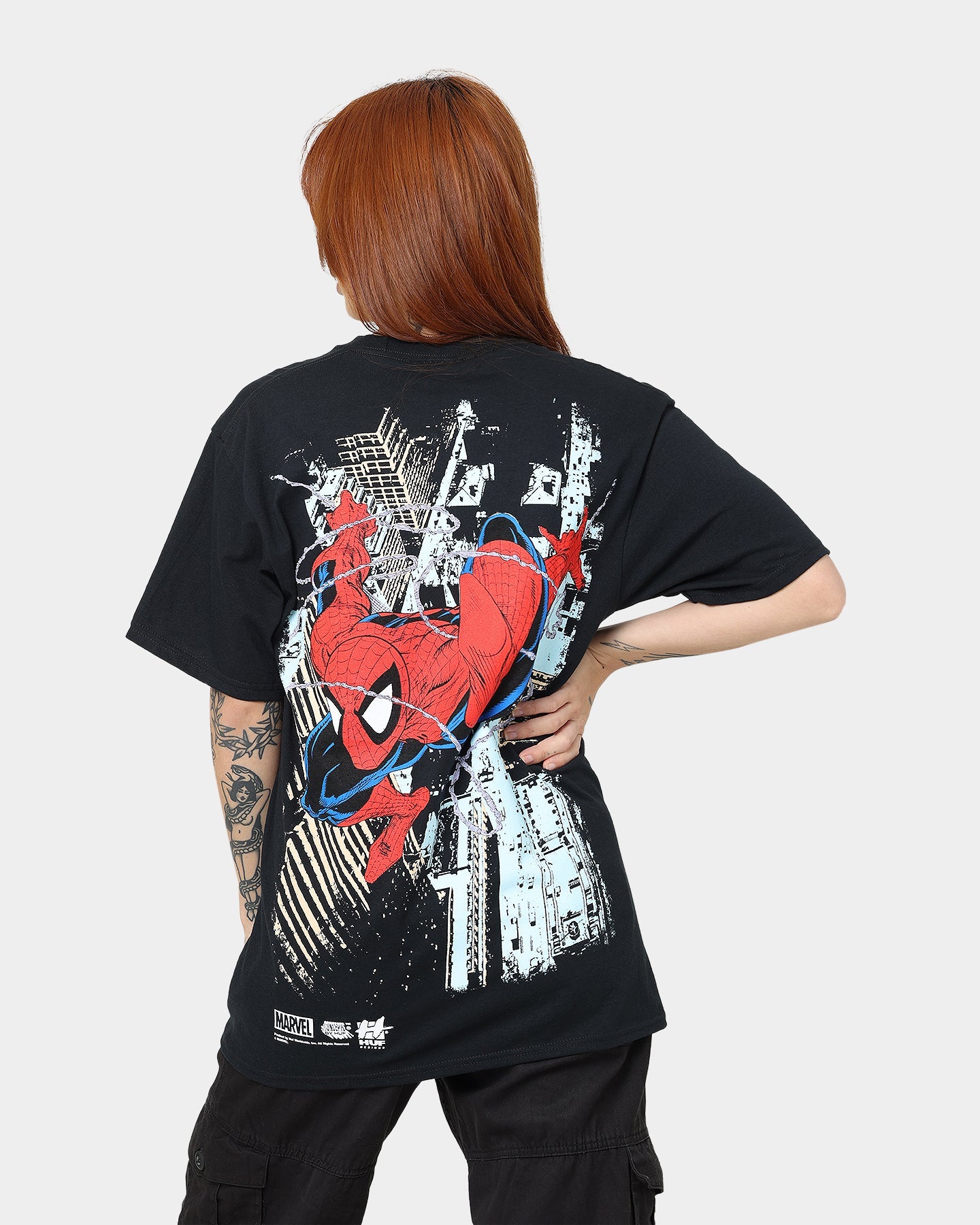 HUF X Marvel Spider-man T-Shirt Black