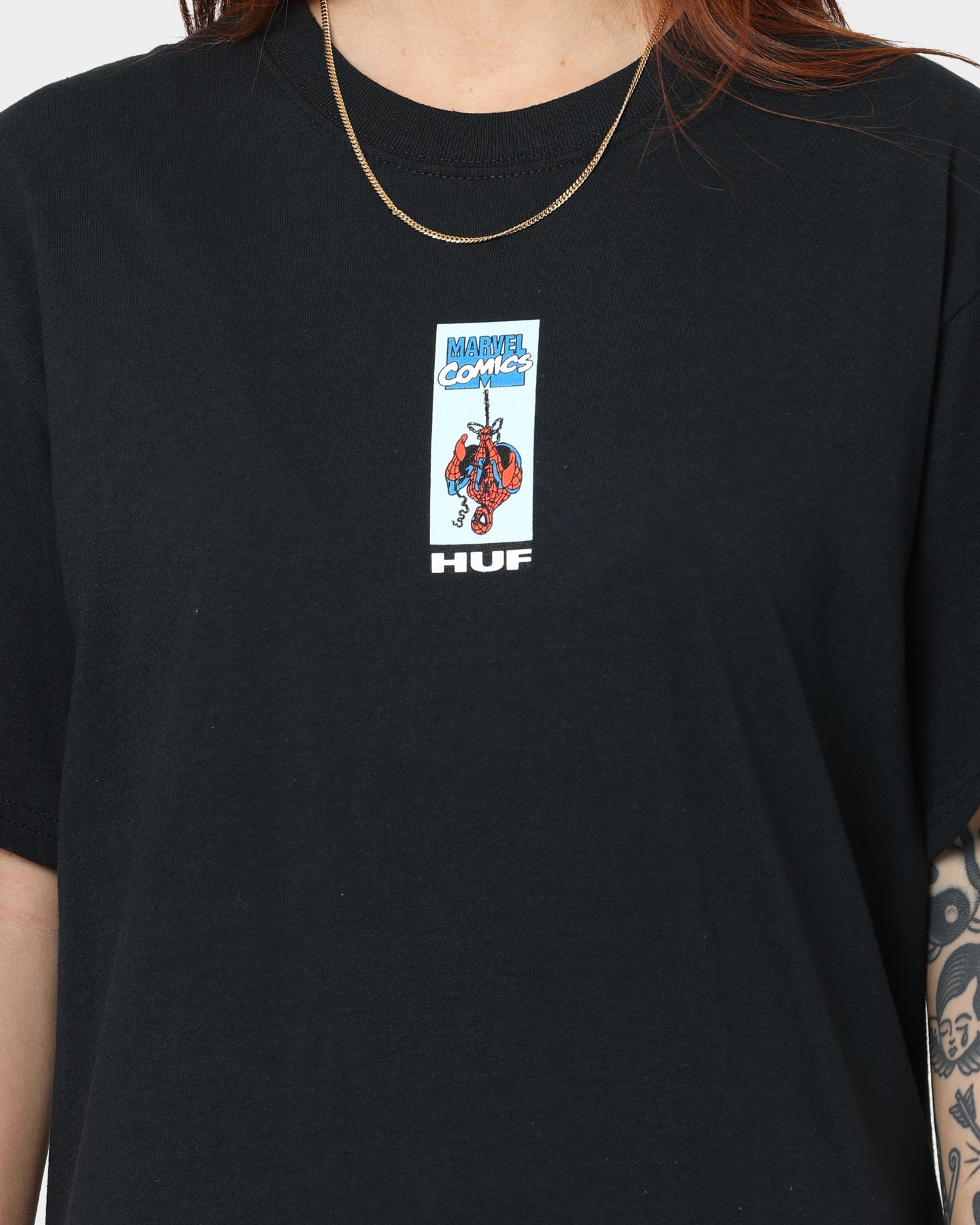 HUF X Marvel Spider-man T-Shirt Black