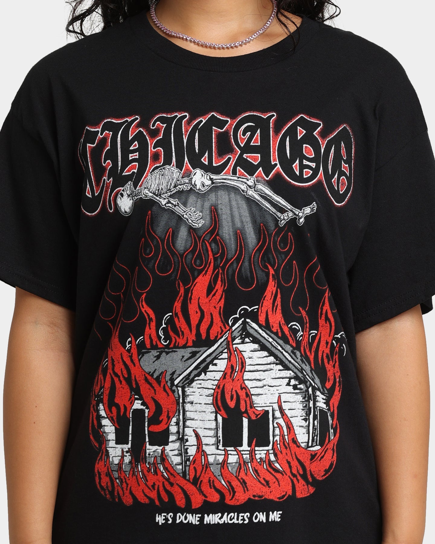 Goat Crew Chicago Vintage T-Shirt Black