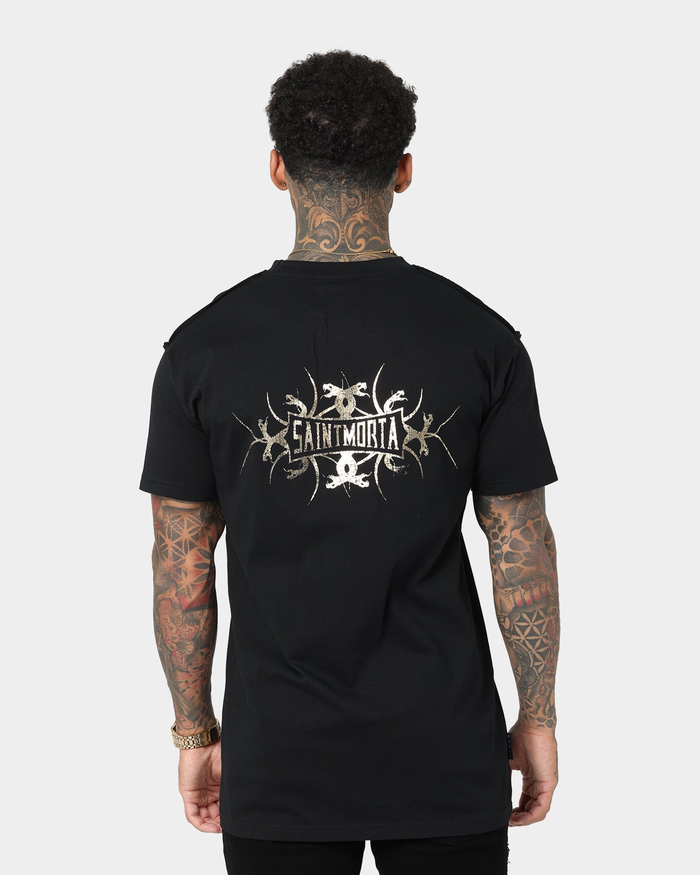 Saint Morta Venom Lafayette T-Shirt Black/Gold