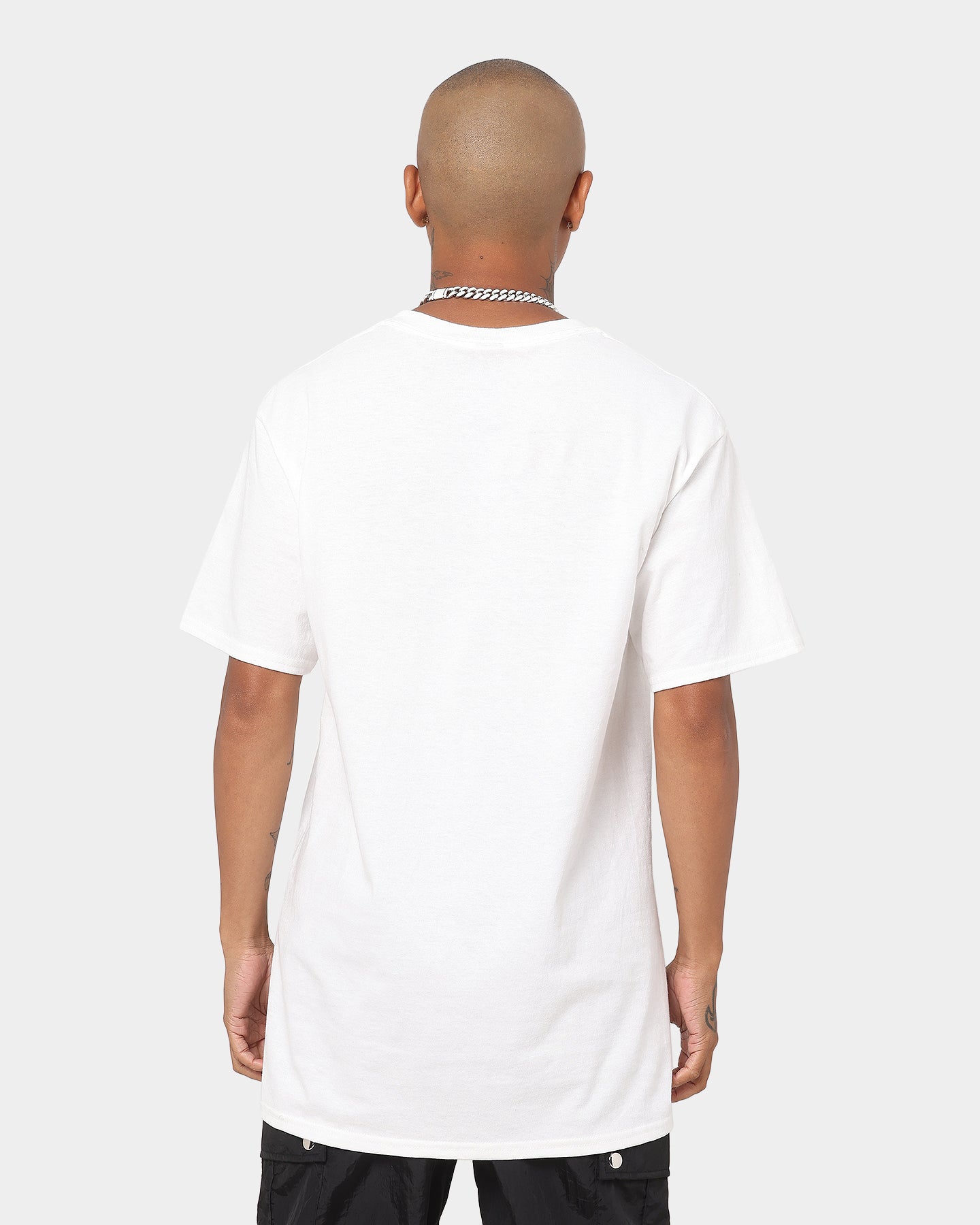 Rats Get Fat All Over Skull T-Shirt White