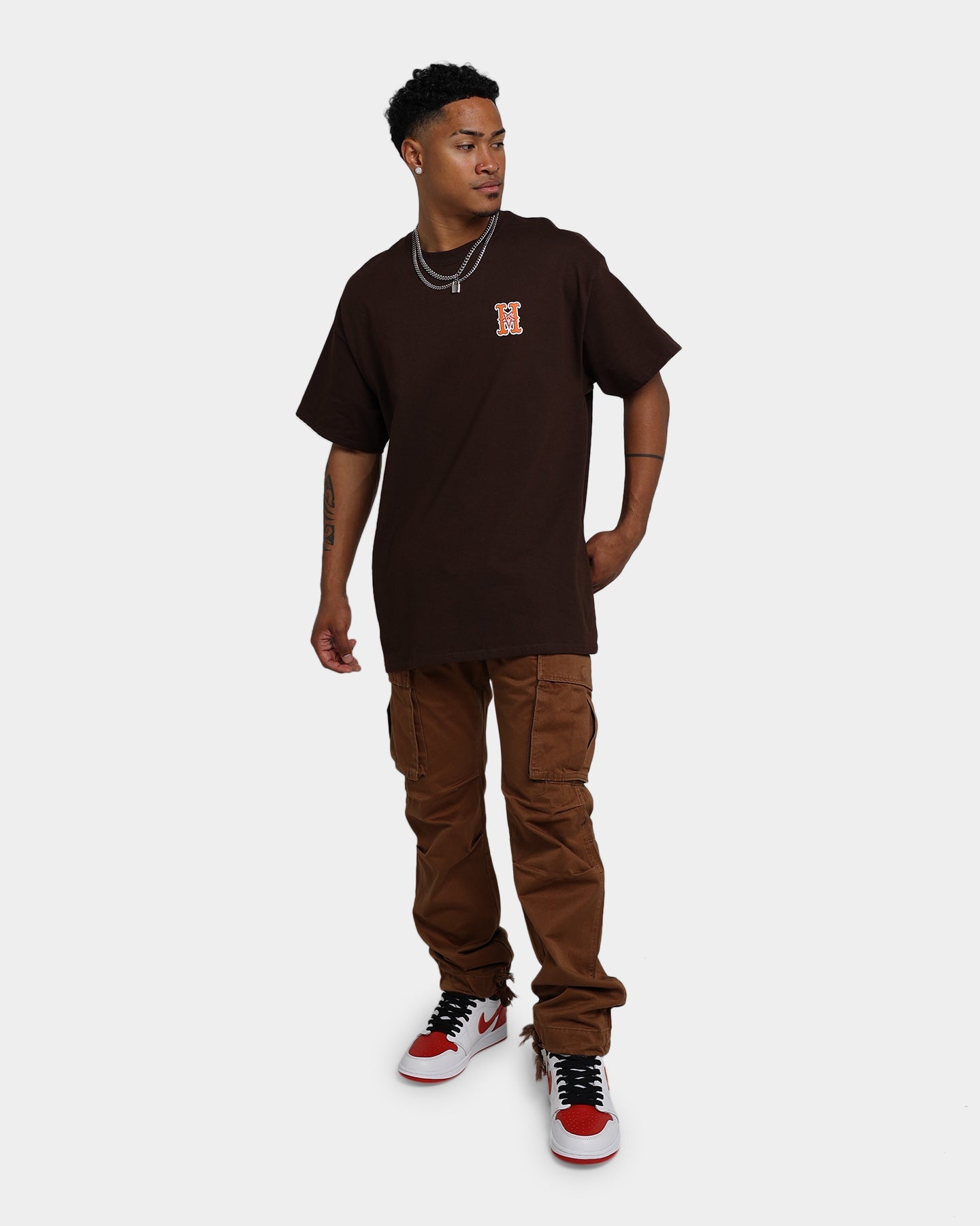HUF X Thrasher High Point T-Shirt Chocolate