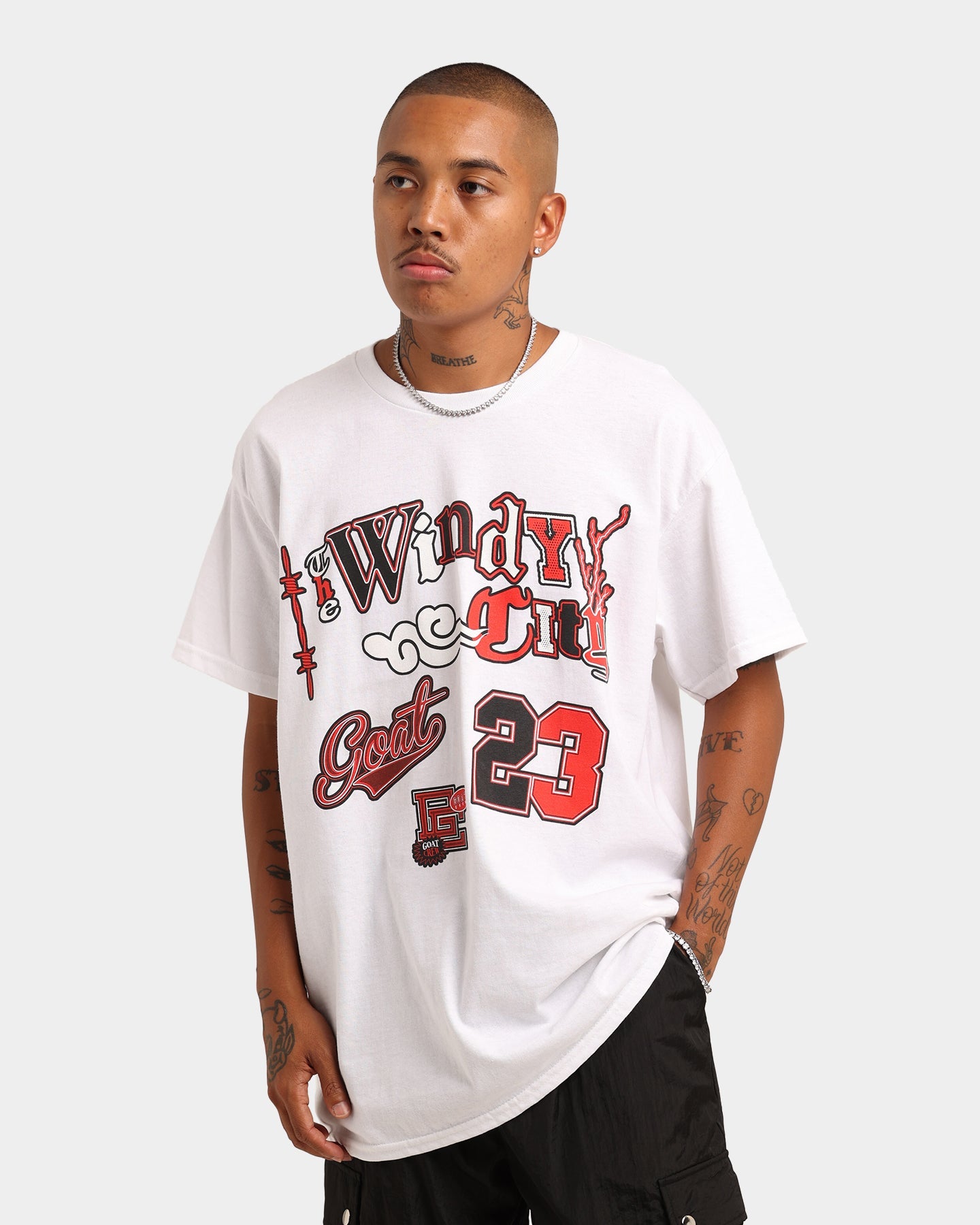Goat Crew Windy City T-Shirt White