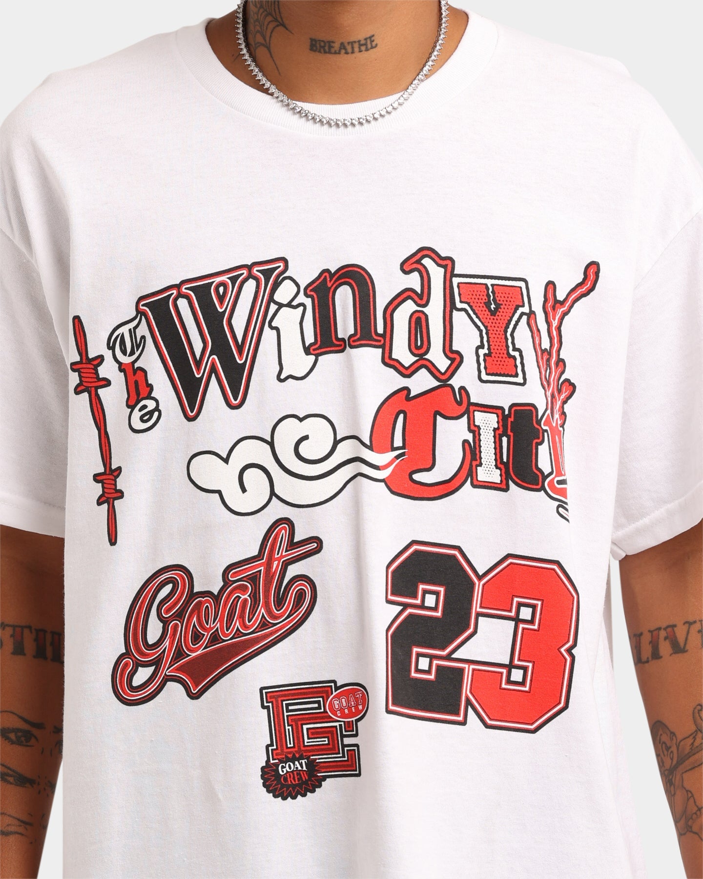 Goat Crew Windy City T-Shirt White