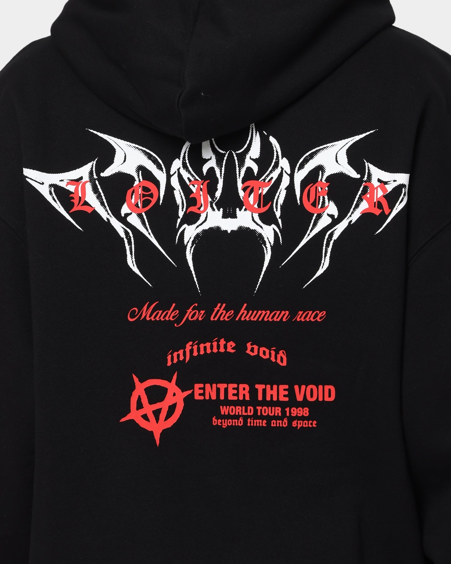 Loiter Infinite Void Hoodie Black