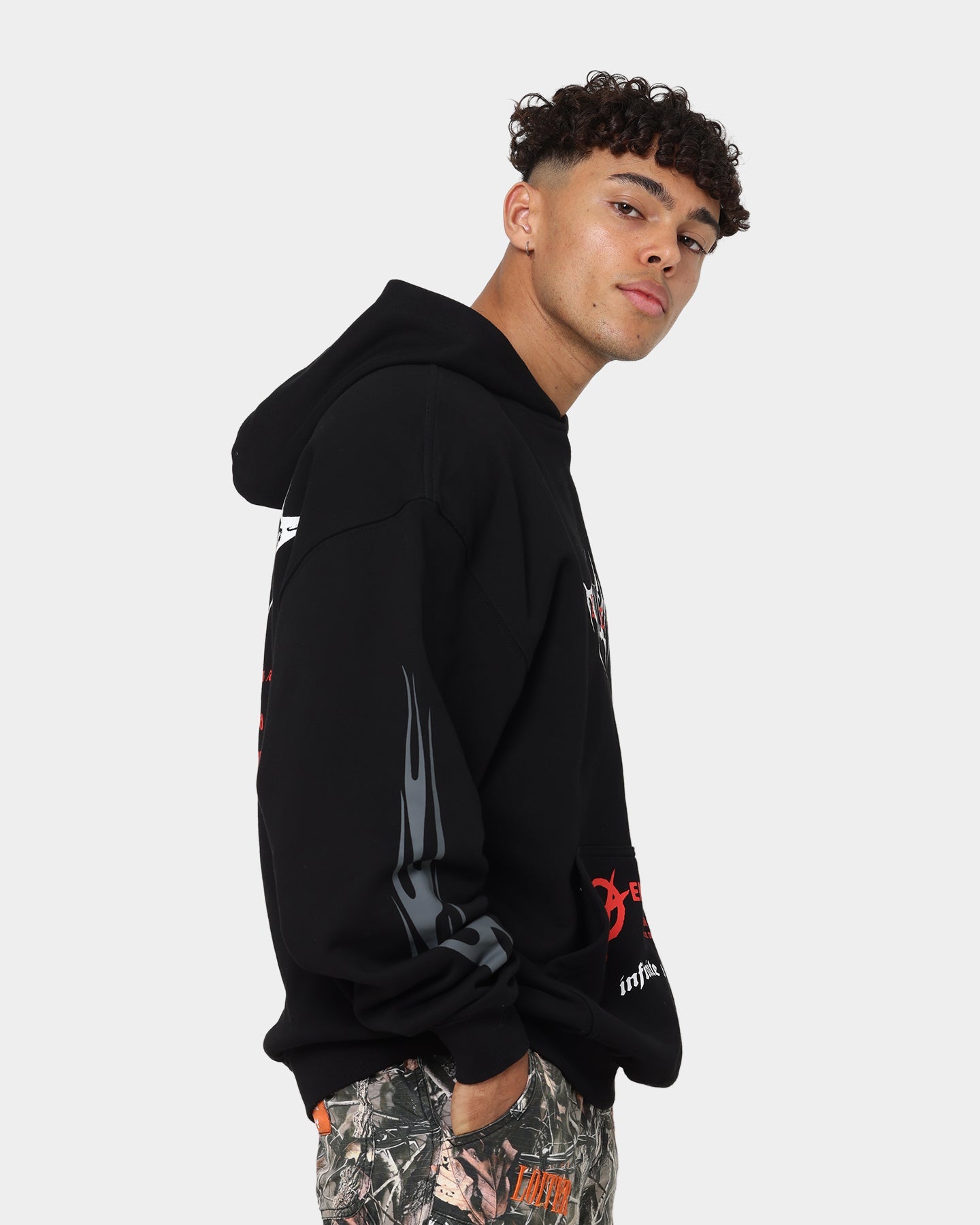 Loiter Infinite Void Hoodie Black
