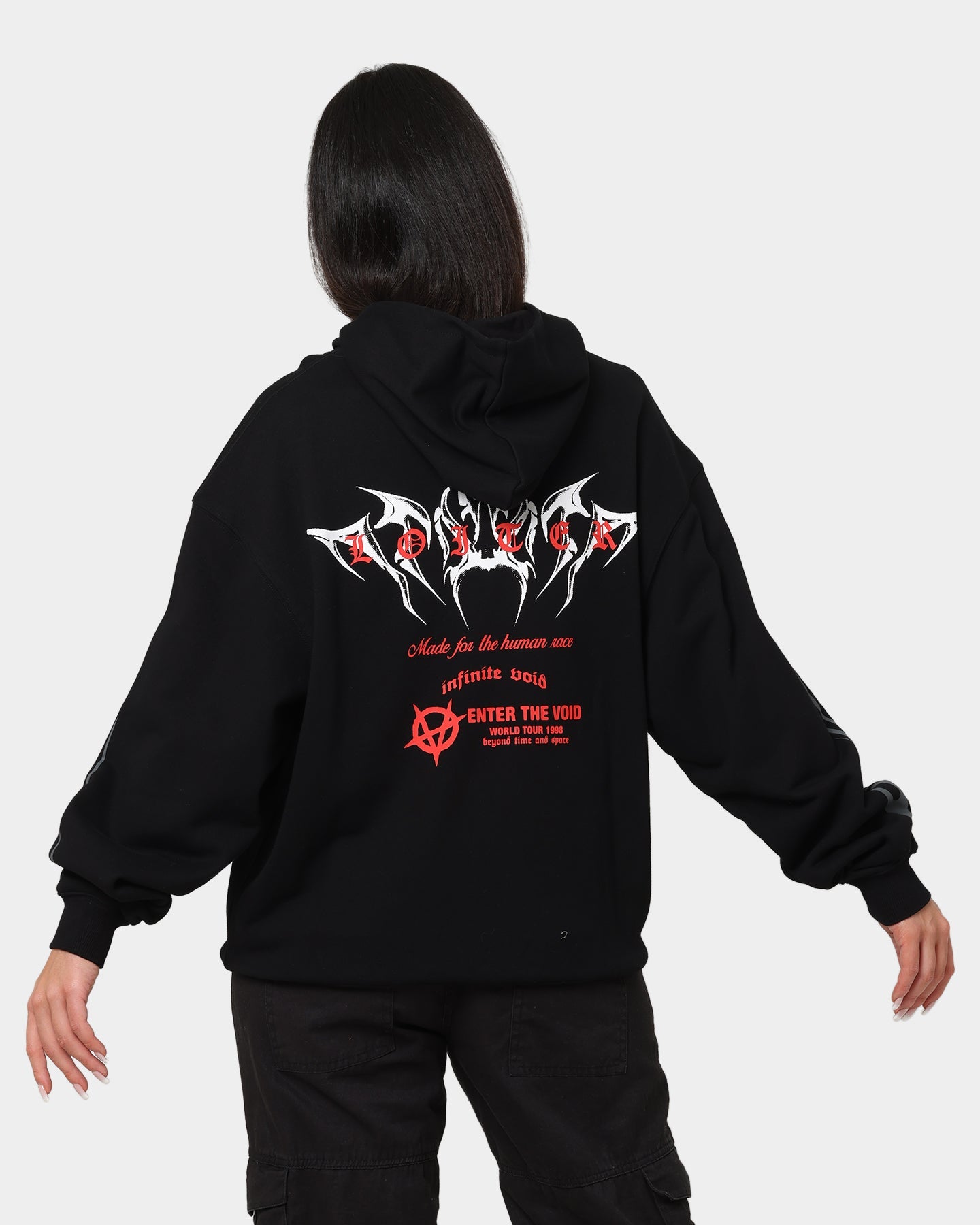 Loiter Infinite Void Hoodie Black