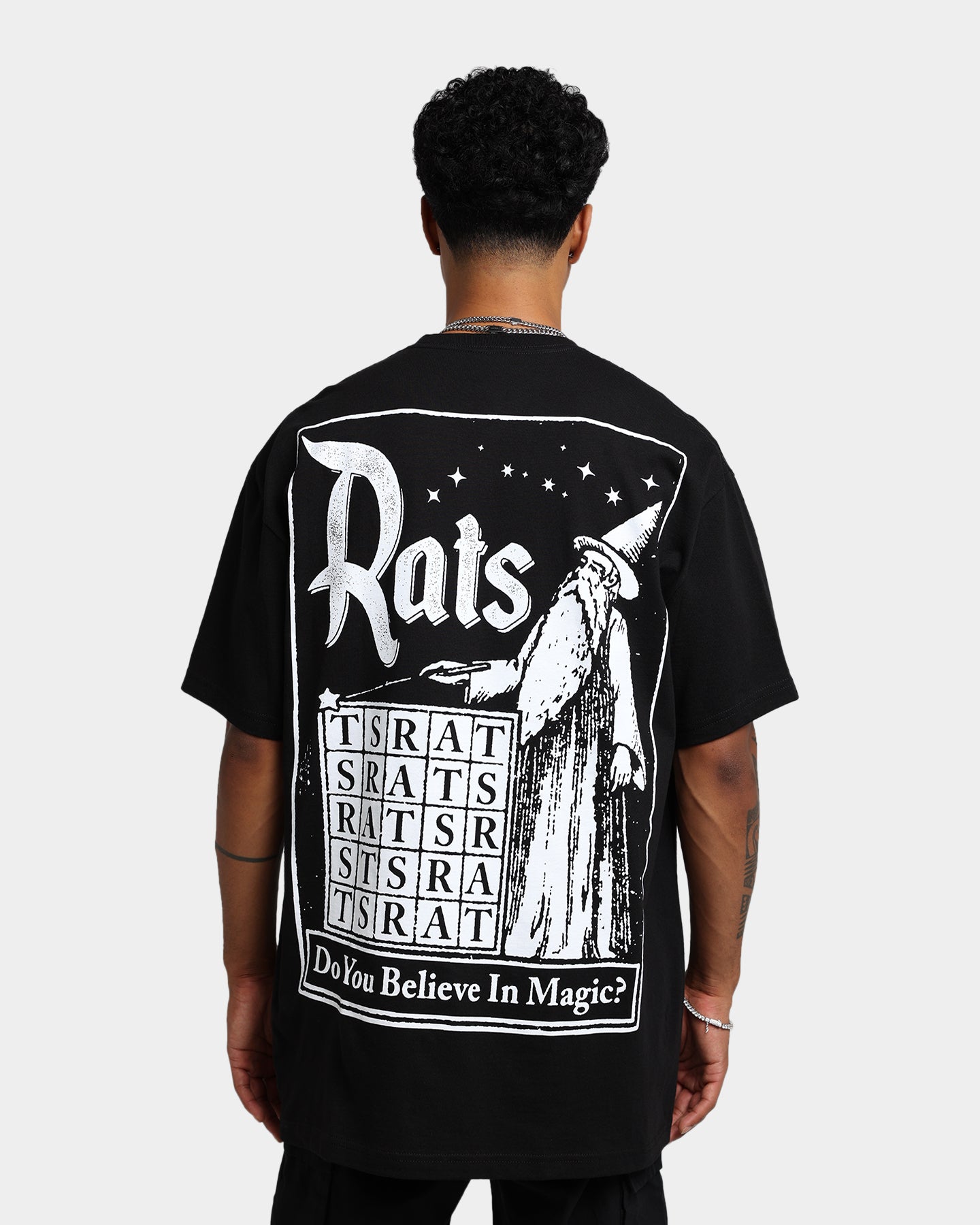 Rats Get Fat Rats Magic T-Shirt Black