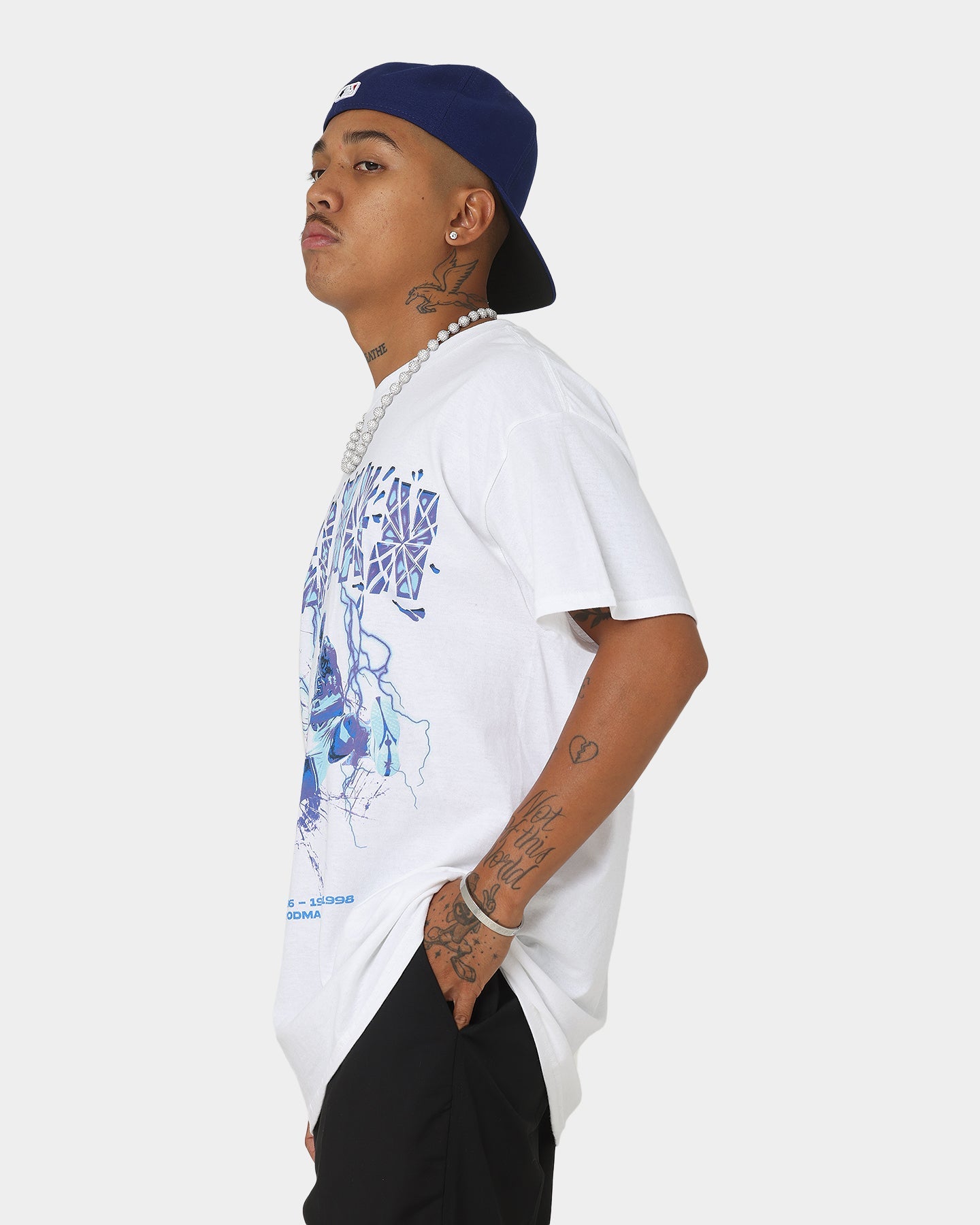 Rodman Brand Broken Glass T-Shirt White