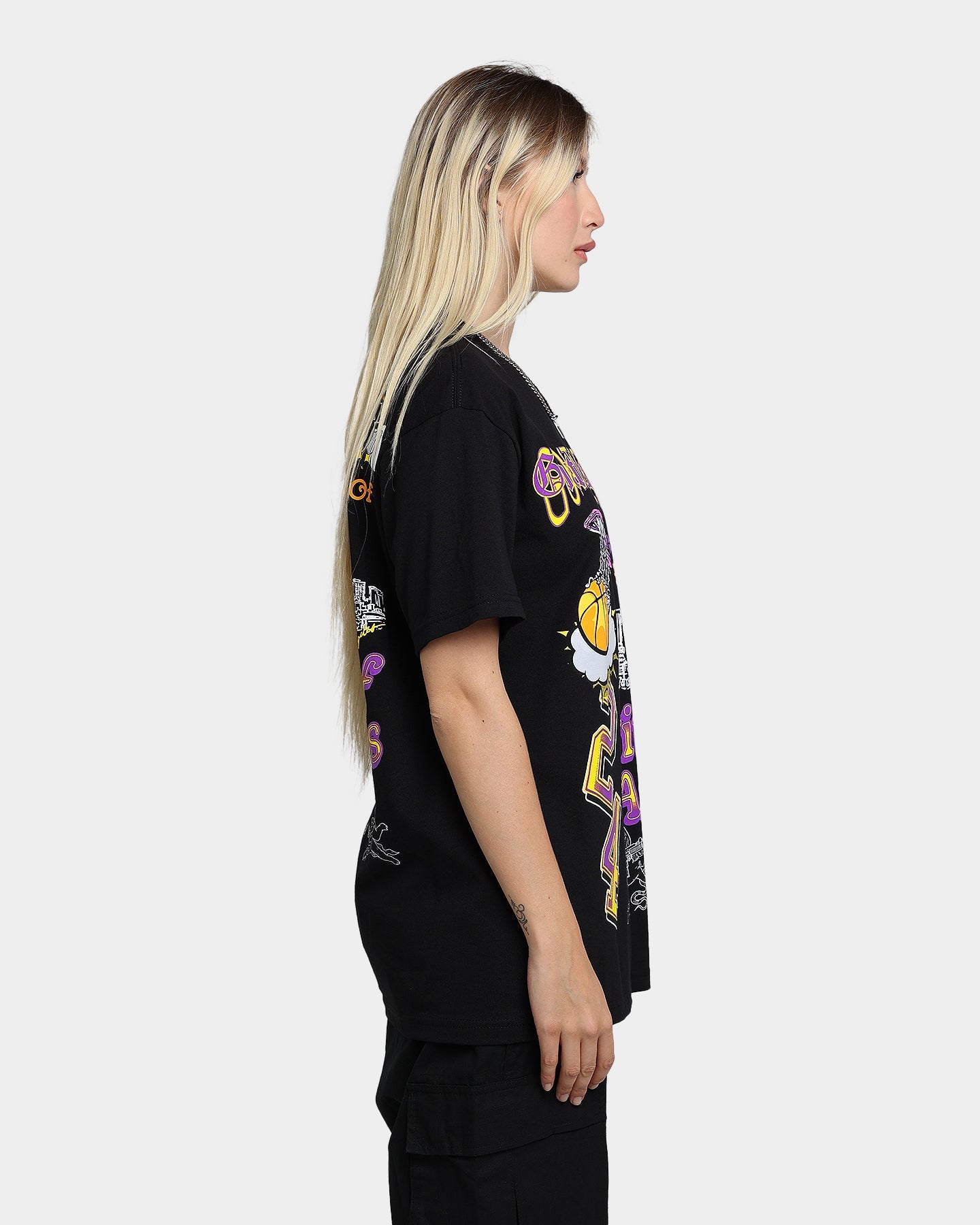 Goat Crew City Of Angels All Over T-Shirt Black