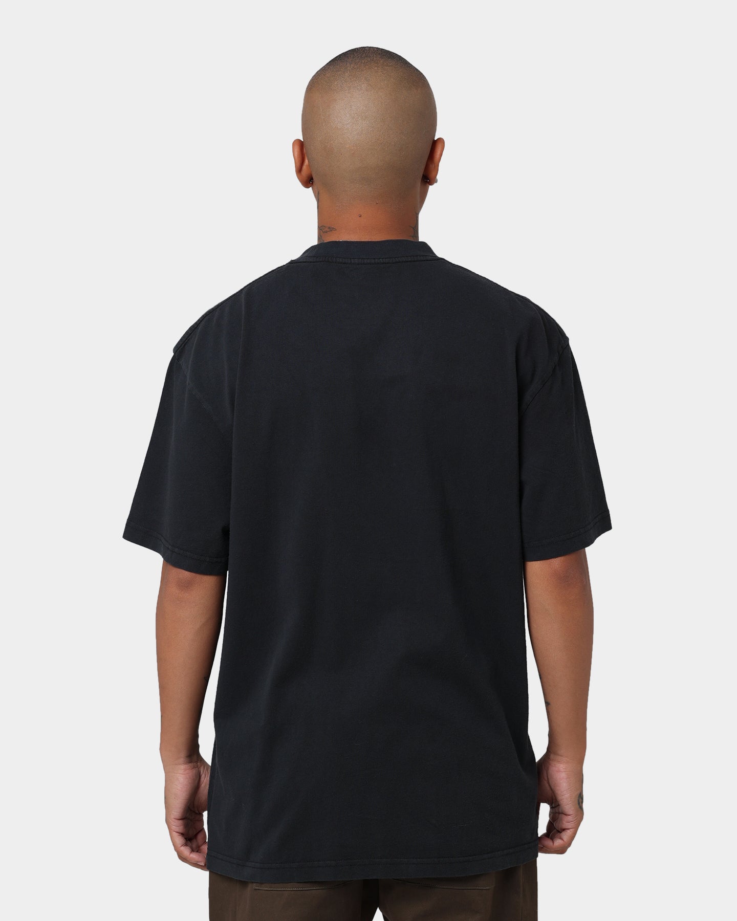 Mitchell & Ness Chicago Bulls Oversized Logo Short Sleeve Vintage T-Shirt Vintage Black