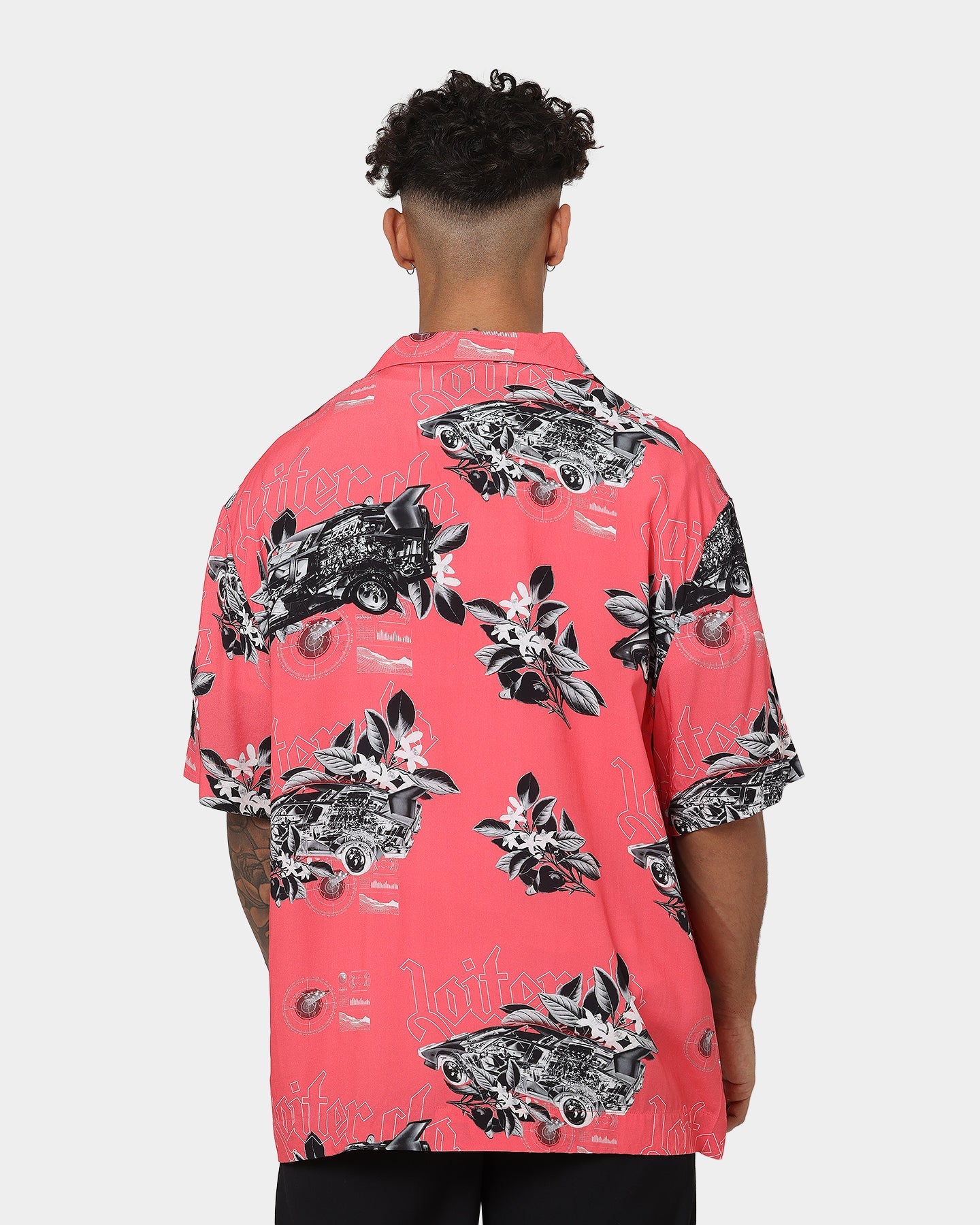 Loiter Motorsport Ultra Button Up Shirt Pink