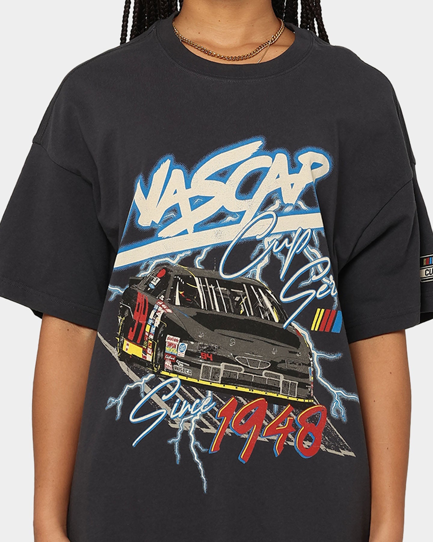 NASCAR Lightning Cup Series T-Shirt Washed Black