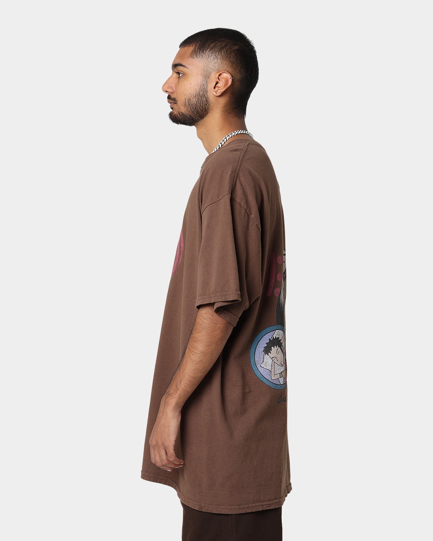 American Thrift X Daria Trent Lane Vintage T-Shirt Brown