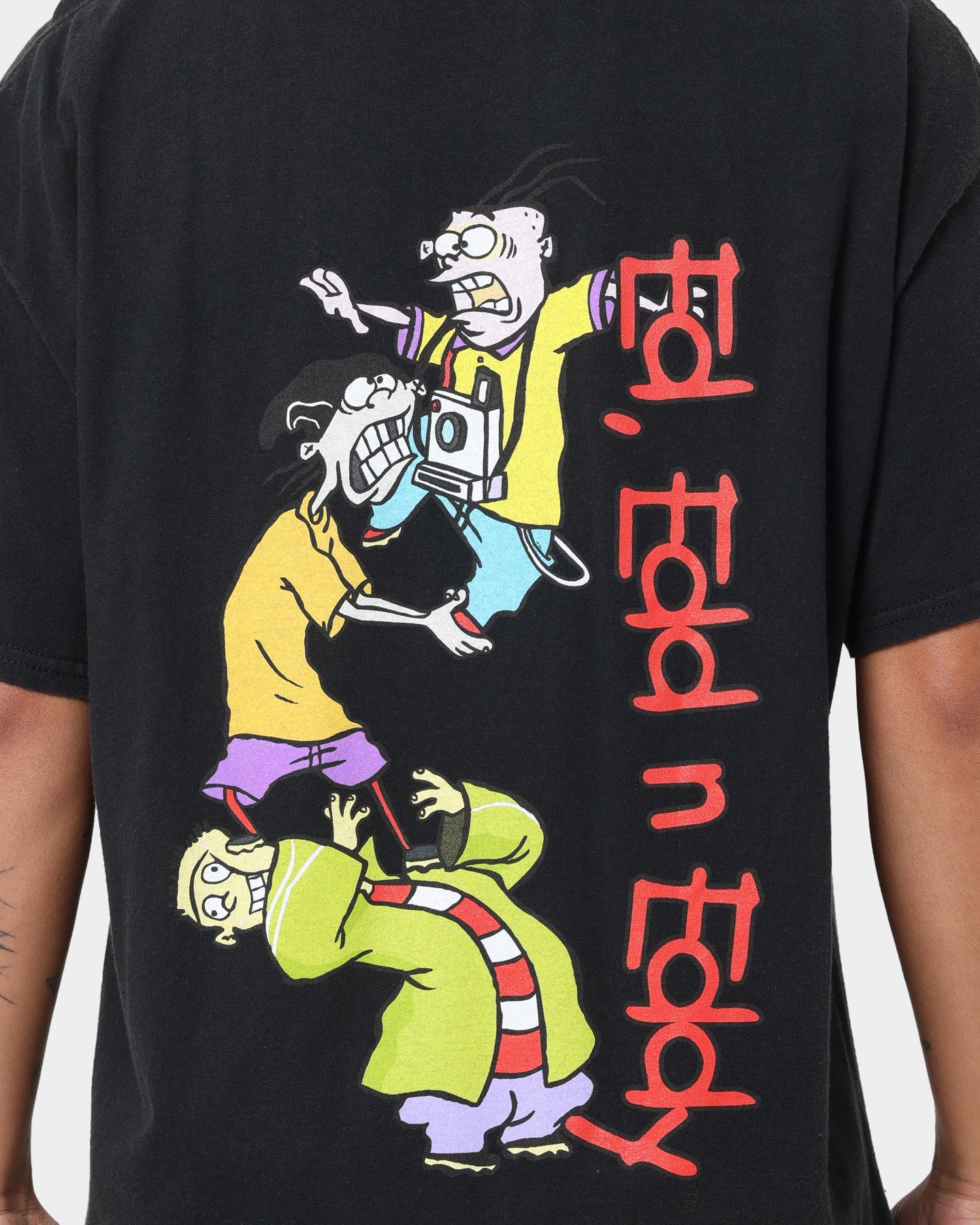 American Thrift X Ed, Edd n Eddy Whacked Vintage T-Shirt Black Wash