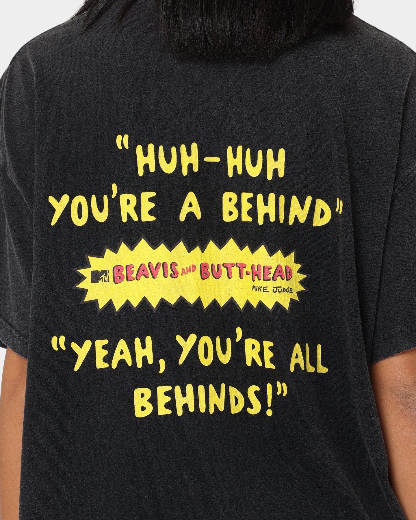 American Thrift American Thrift X Beavis & Butthead Opening Face T-Shirt Vintage Black