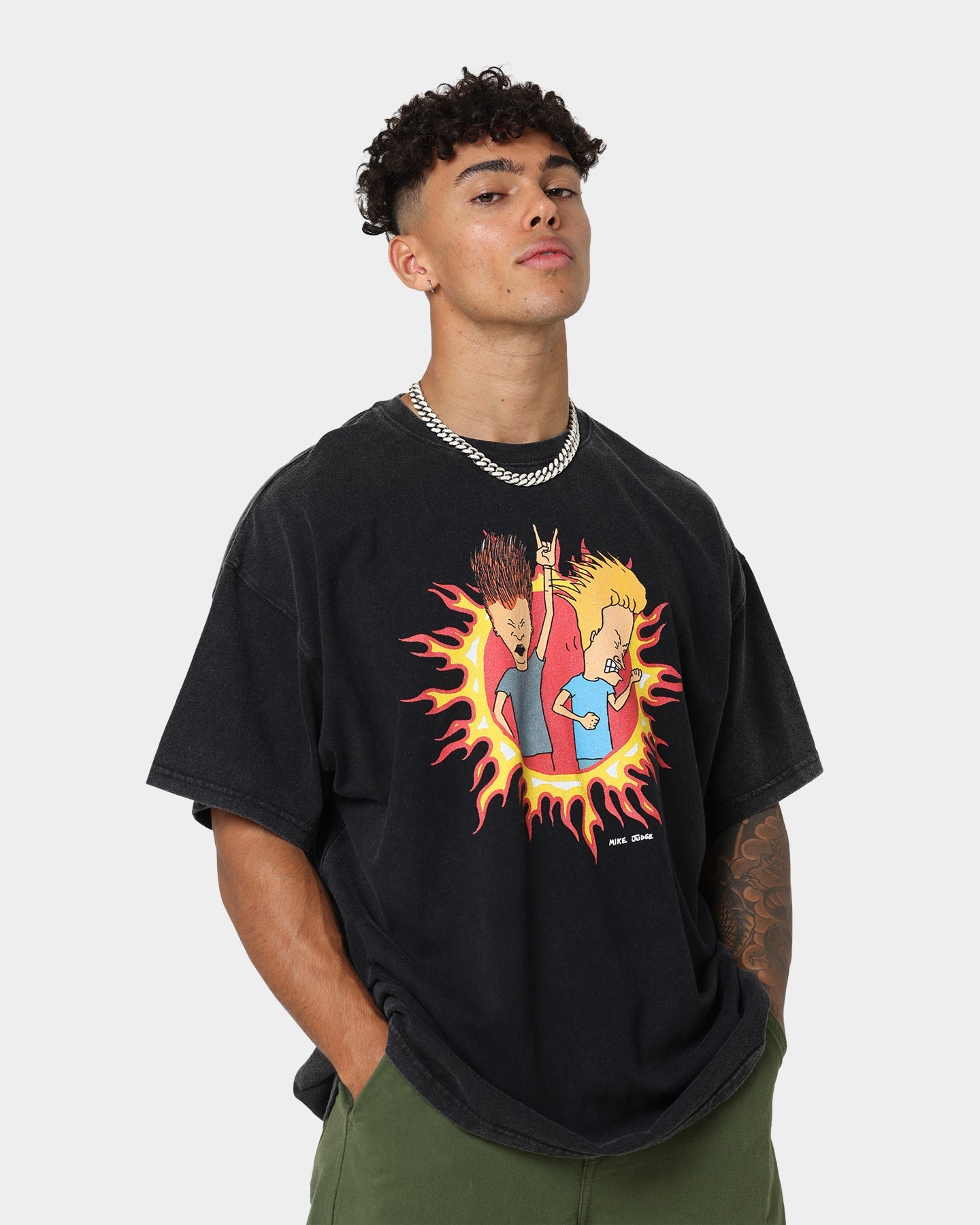 American Thrift American Thrift X Beavis & Butthead Rock T-Shirt Vintage Black