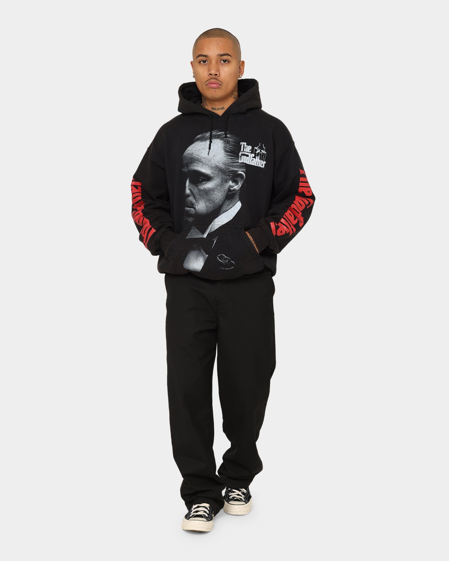 American Thrift X The Godfather The Godfather Vintage Hoodie Black Wash