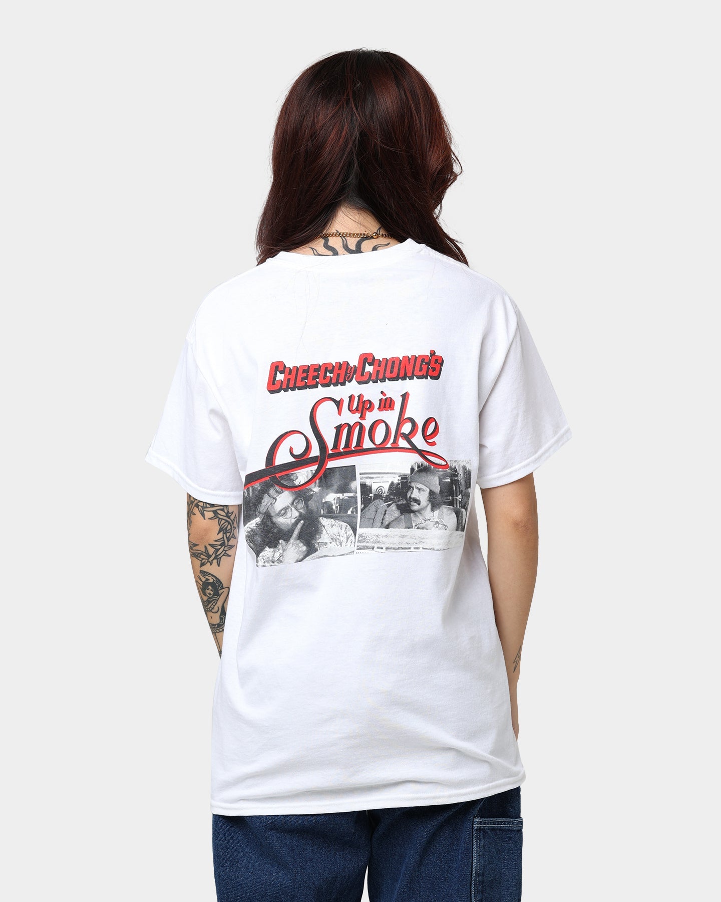 American Thrift X 420 Up In Smoke T-Shirt White