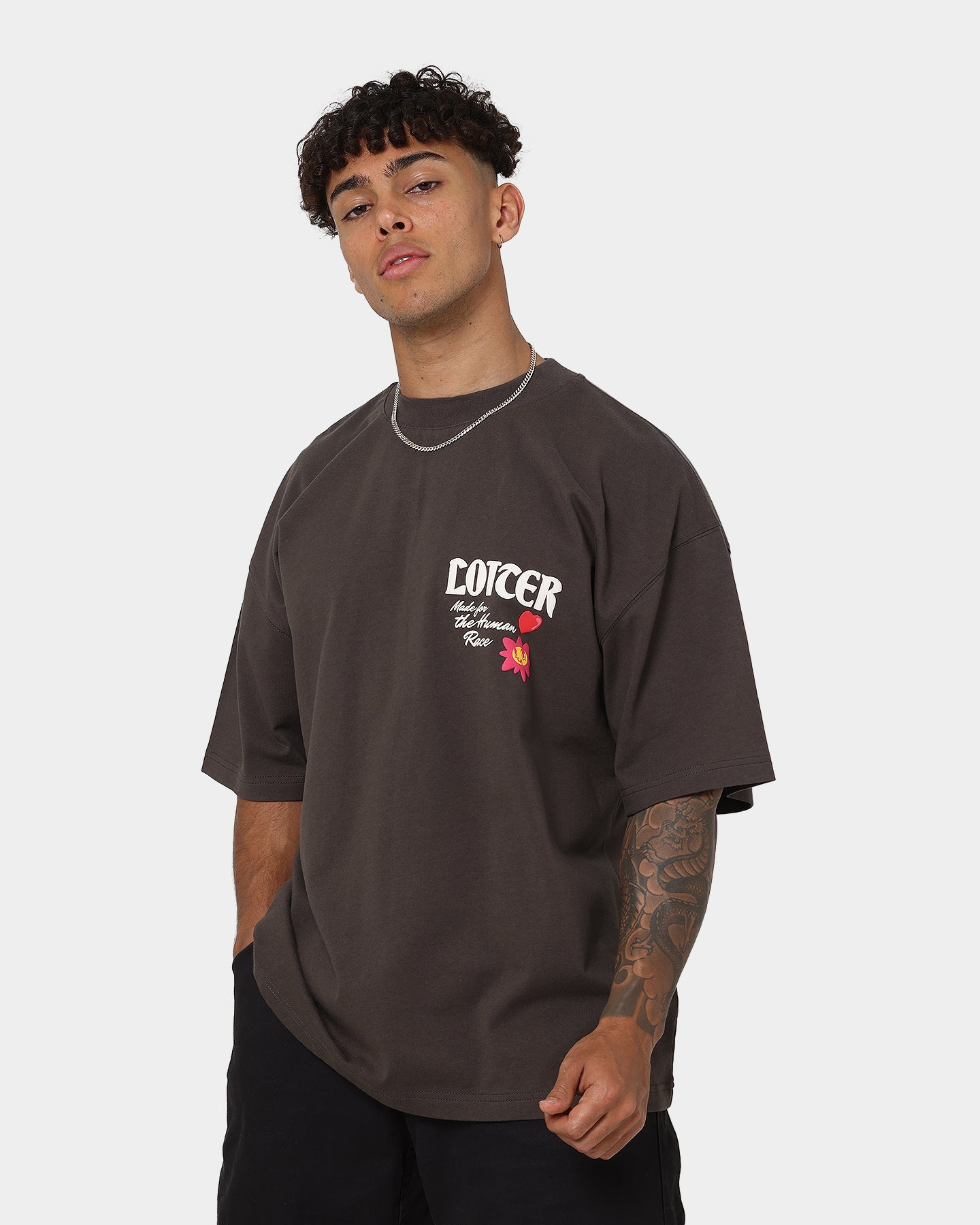 Loiter Euphoria T-Shirt Charcoal
